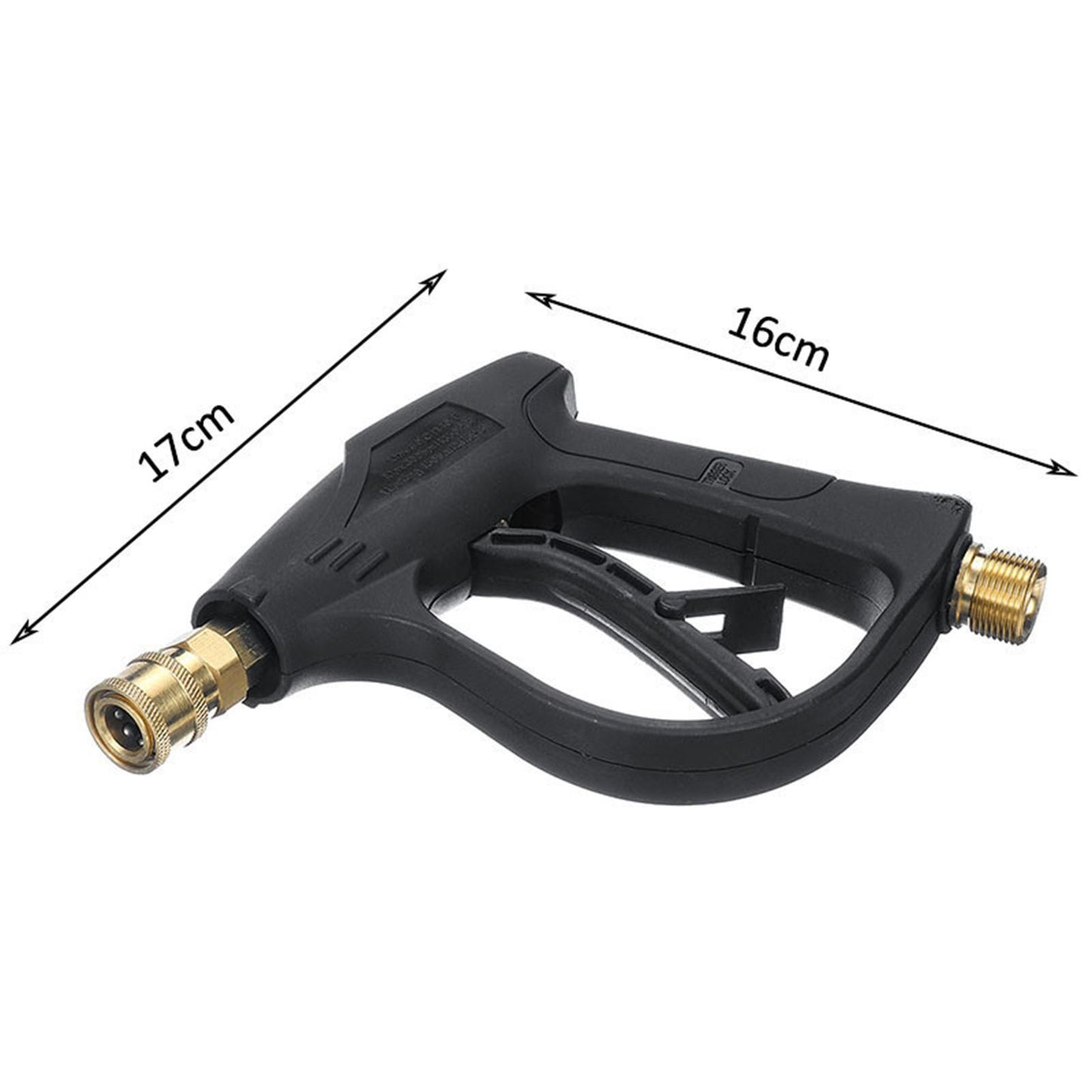 High Pressure Washer Gun Sprayer with Nozzle Tip 5000 PSI for Cleaning Roof without nozzles