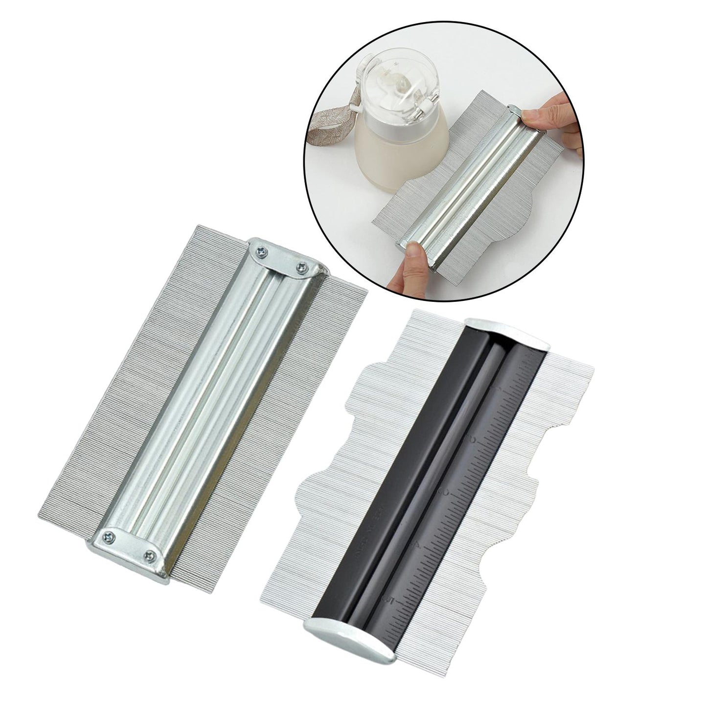 Contour Gauge Contour Duplication Create Perfect Instant Template for Curved 5inch