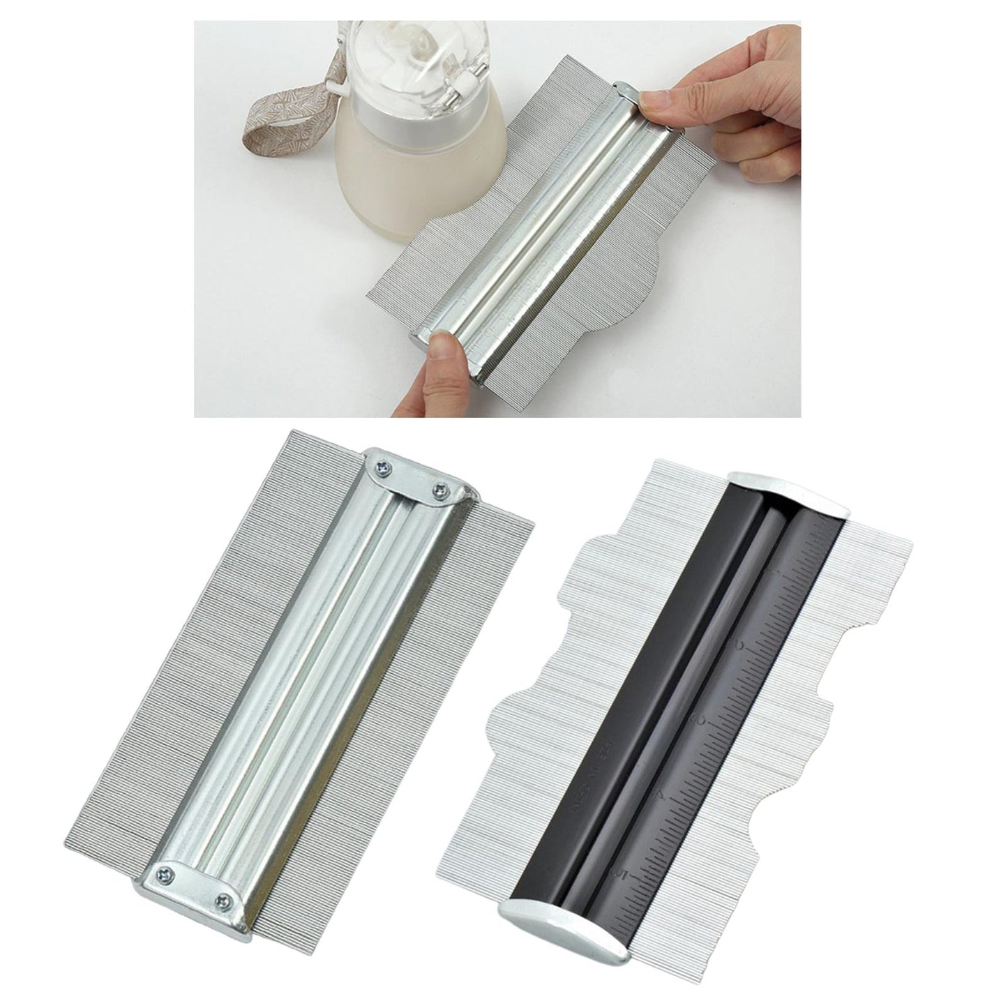 Contour Gauge Contour Duplication Create Perfect Instant Template for Curved 5inch