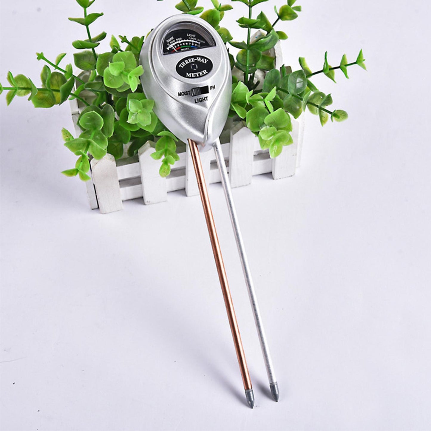 3-in-1 Soil Moisture Light and PH Acidity Tester Plant Tester Indoor Outdoor