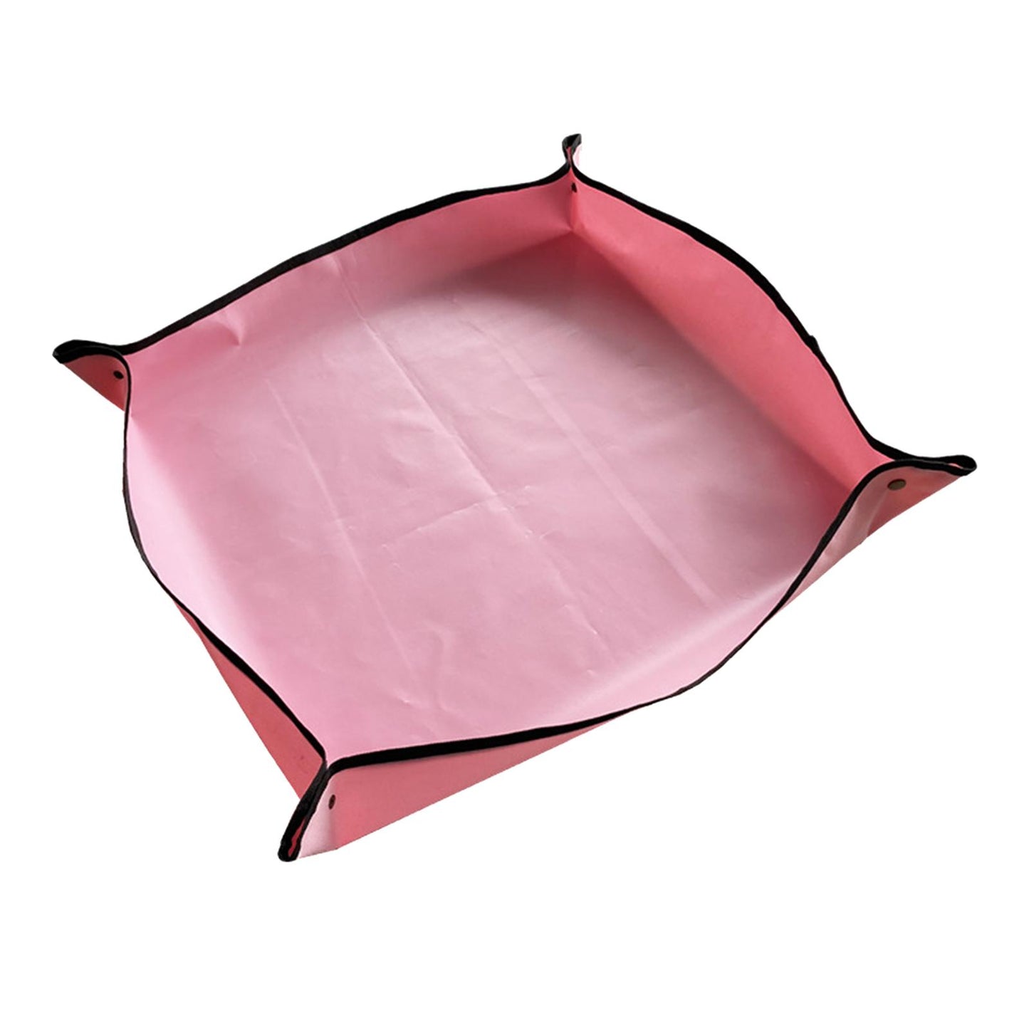 Indoor Plant Repotting Mat Gardening Transplanting Tarp 100x100cm Pink