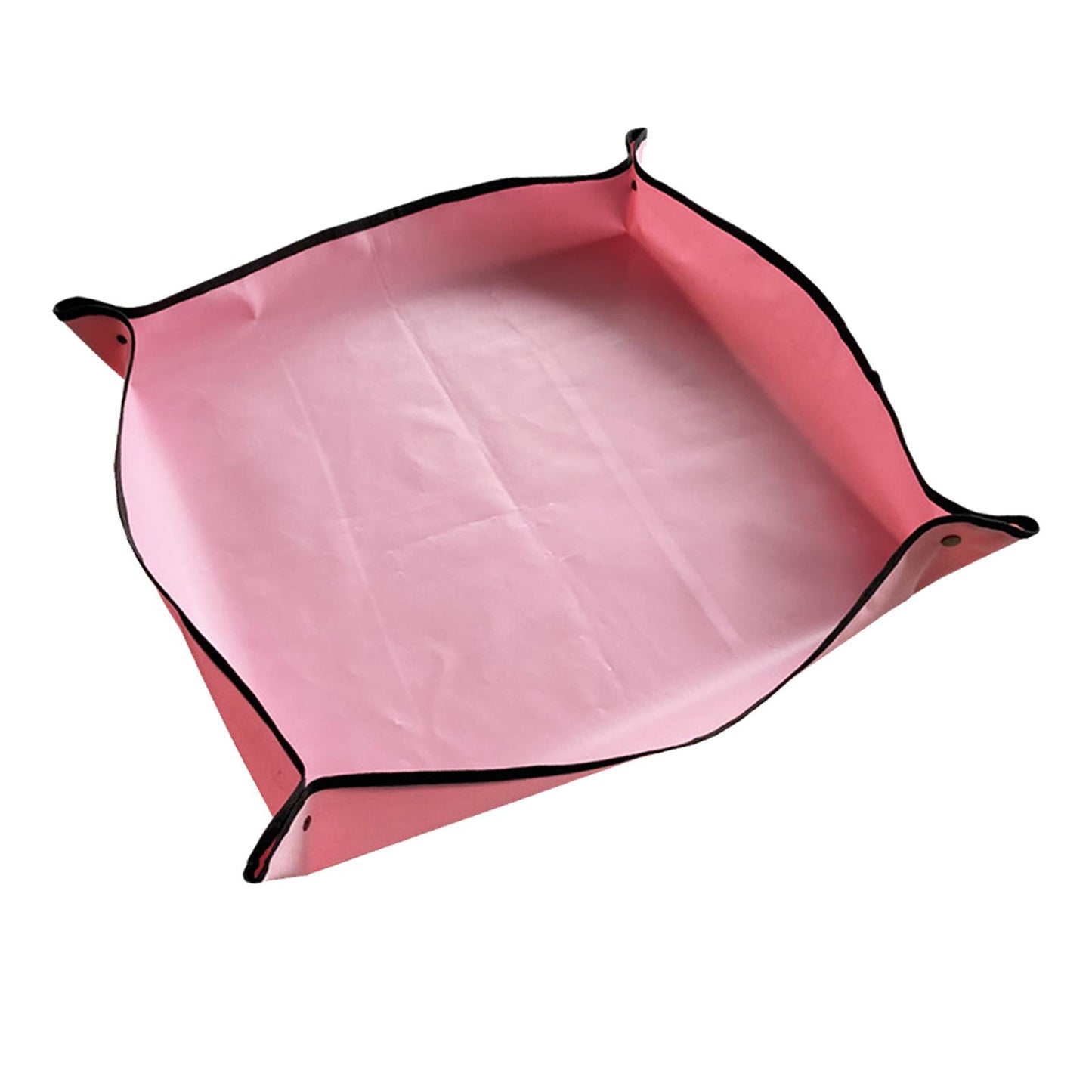 Indoor Plant Repotting Mat Gardening Transplanting Tarp 100x100cm Pink