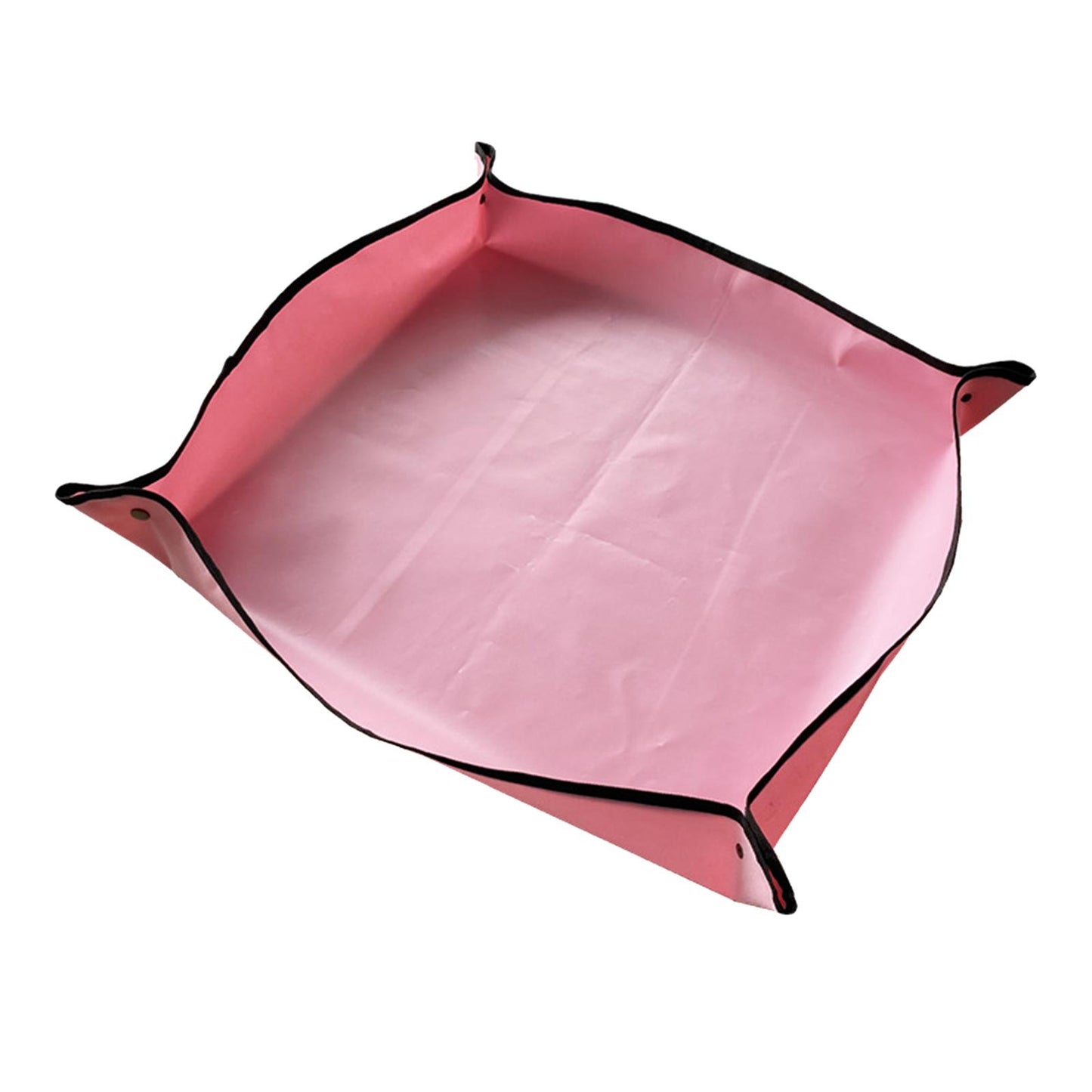Indoor Plant Repotting Mat Gardening Transplanting Tarp 100x100cm Pink