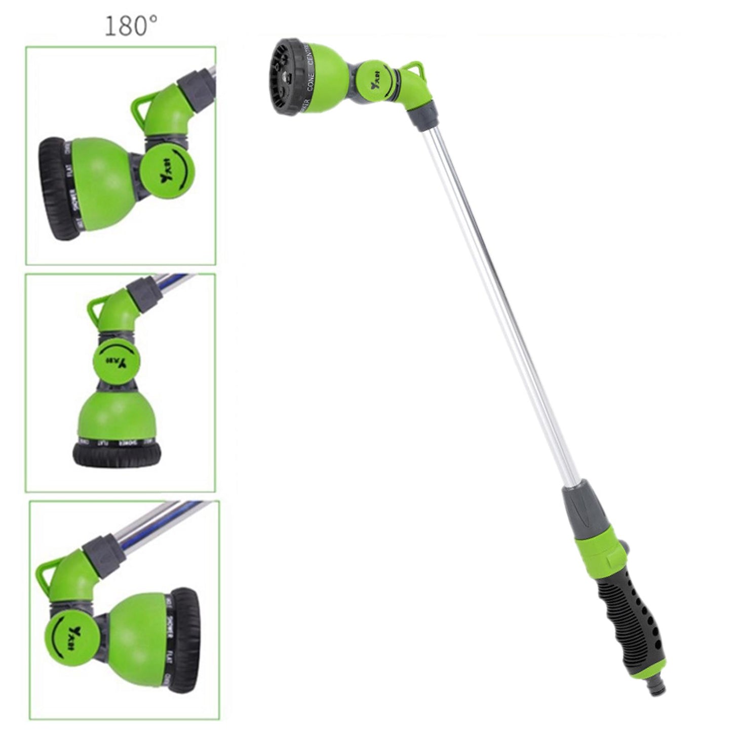 Watering Wand 10 Pattern Nozzle Ergonomic Trigger Attachment Garden Plants