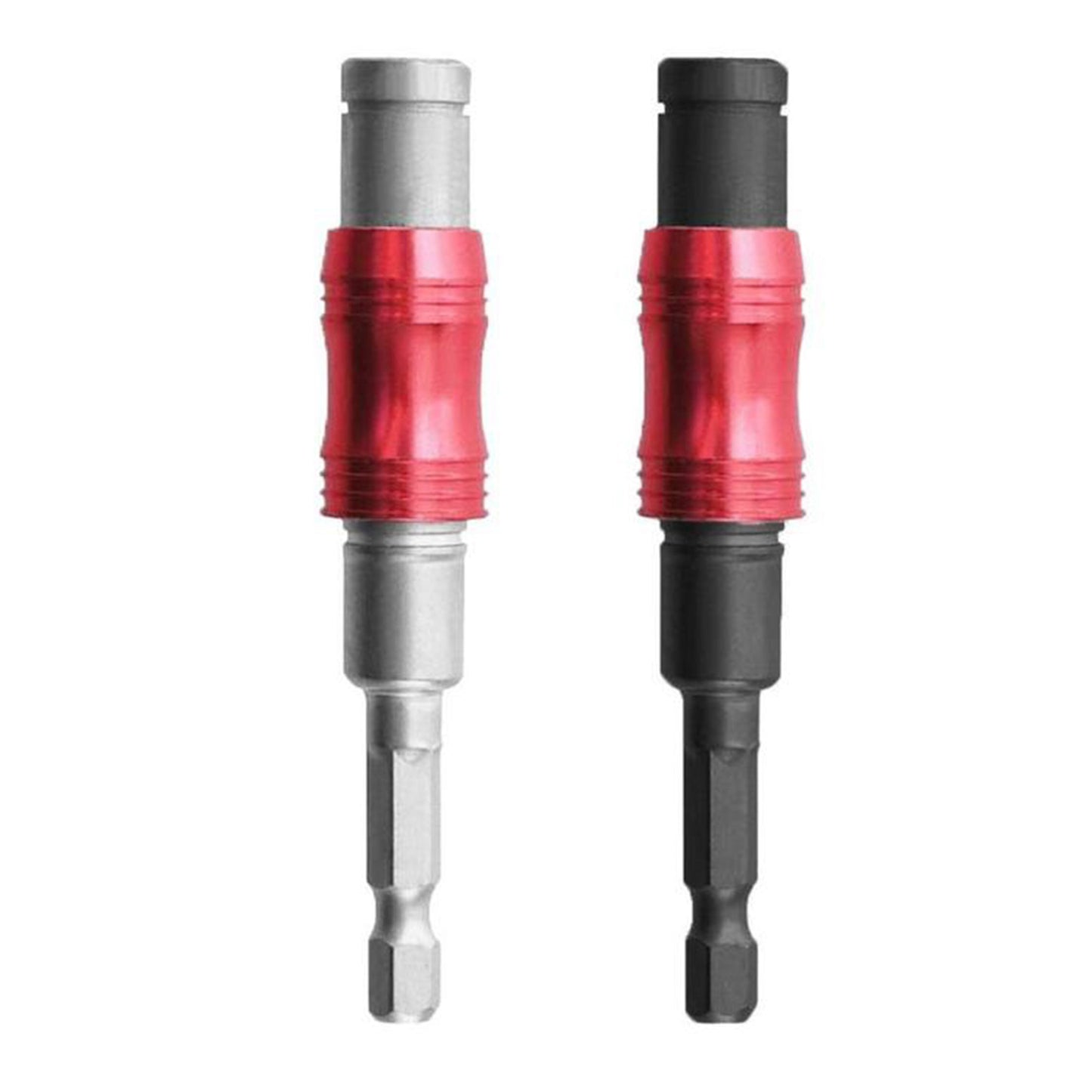 Magnetic Screw Drill Tip Pivoting Drill Bit Hex Shank Bit Red+Black