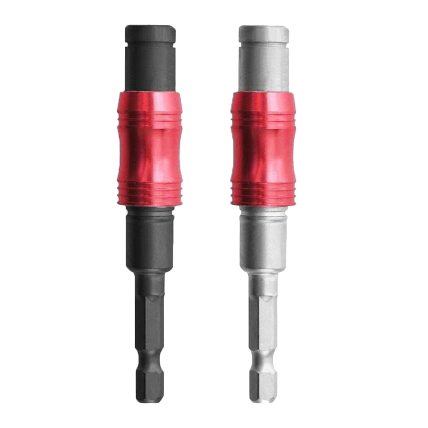 Magnetic Screw Drill Tip Pivoting Drill Bit Hex Shank Bit Red+Black
