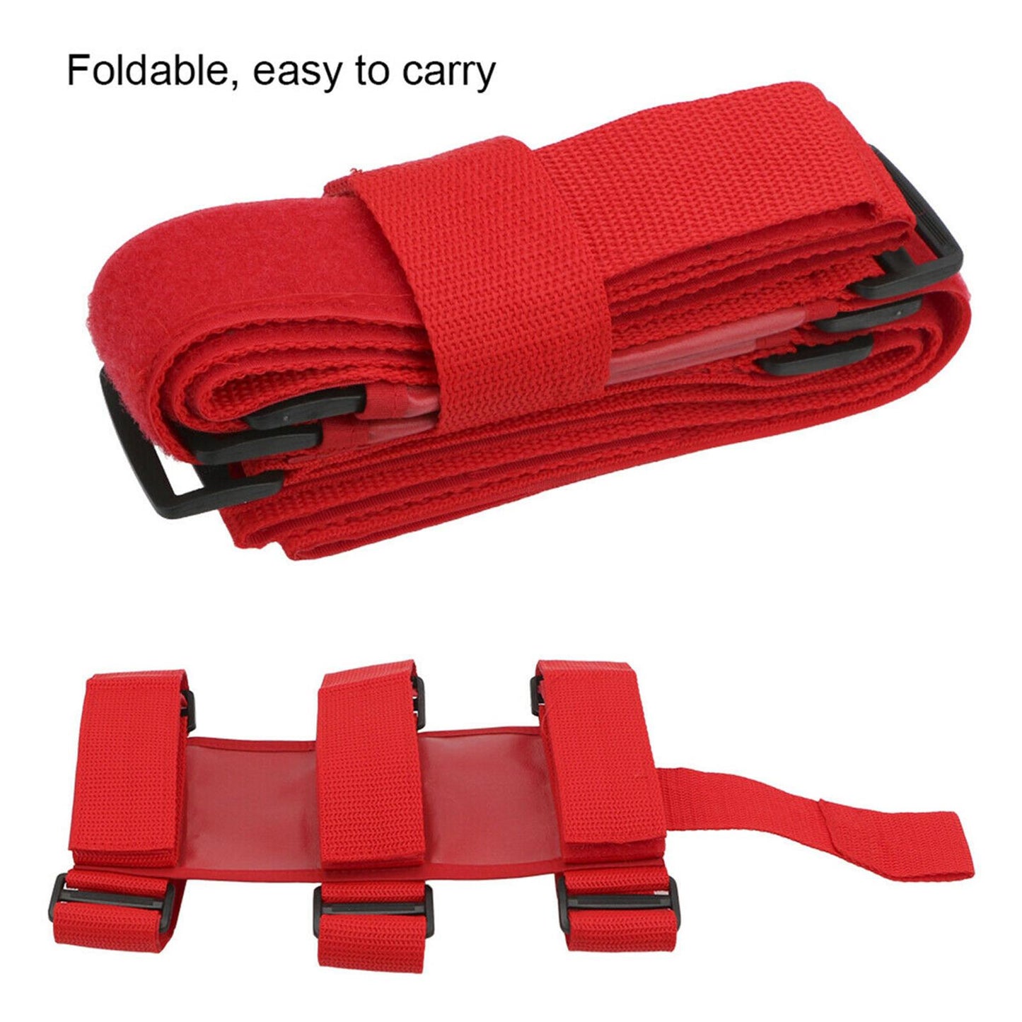 Car Roll Bar Mounted Fire Extinguisher Holder Bracket Adjustable Strap