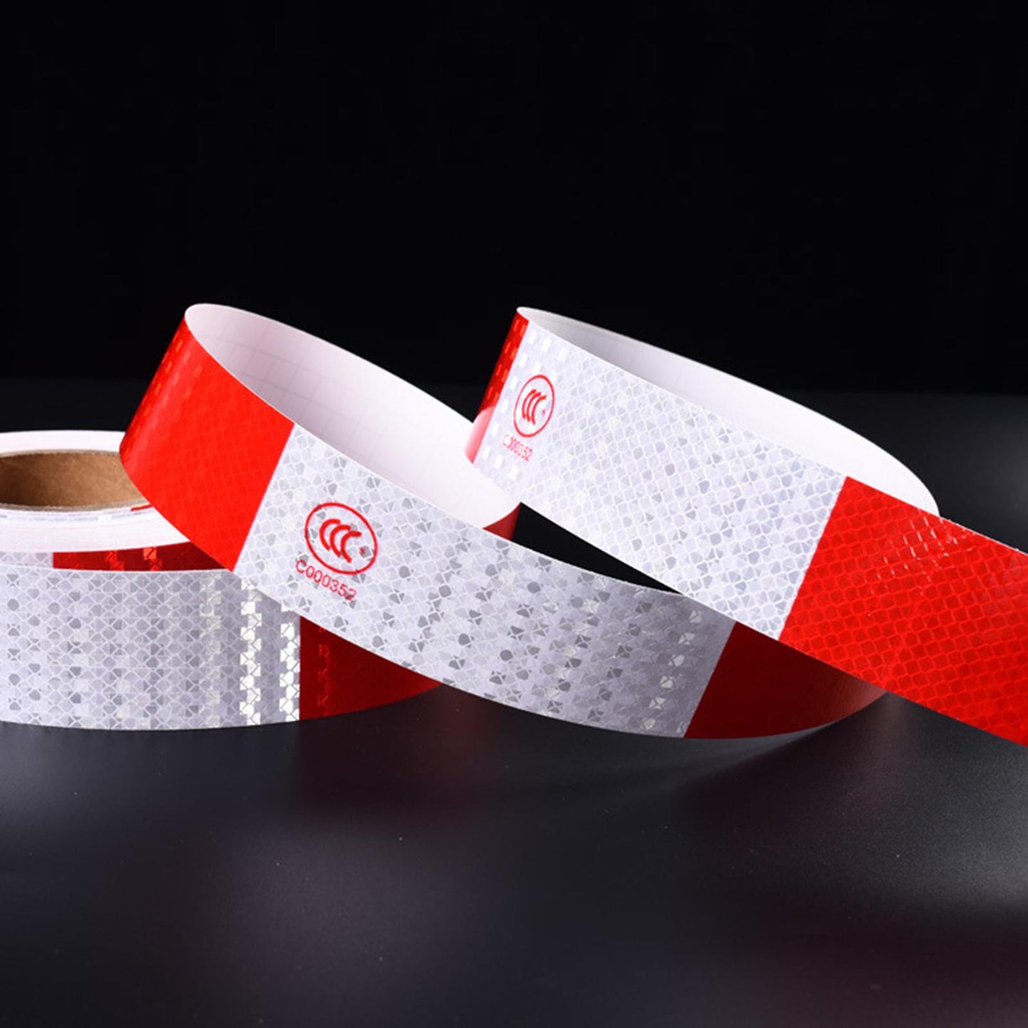 Reflective Tape DOT-C2 Waterproof Red & White Safety Conspicuity tape 36m