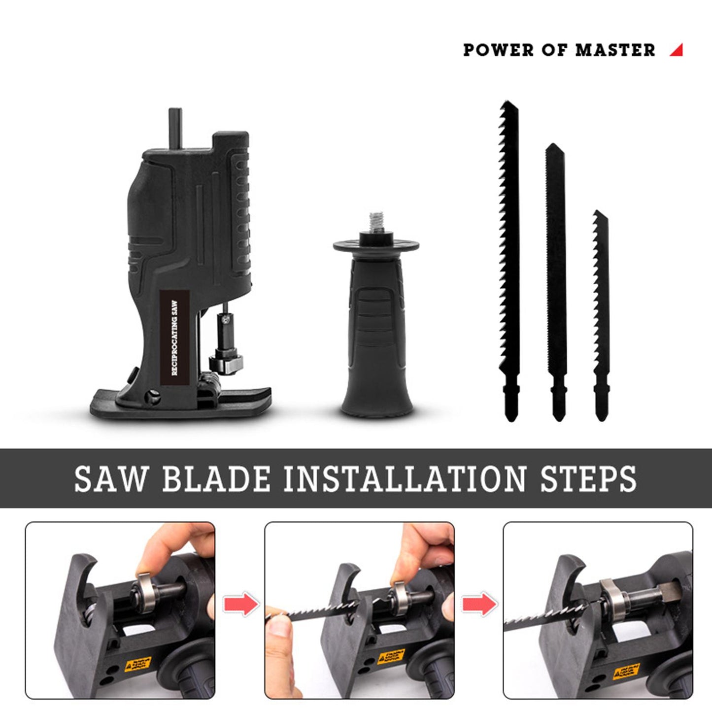 Portable Electric Reciprocating Saw Household Multifunctional Cutting Tools without oil can