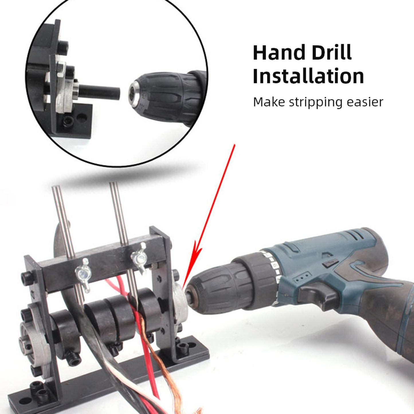 Manual Copper Wire Stripping Machine Stripper Recycle Tool 1 Blade