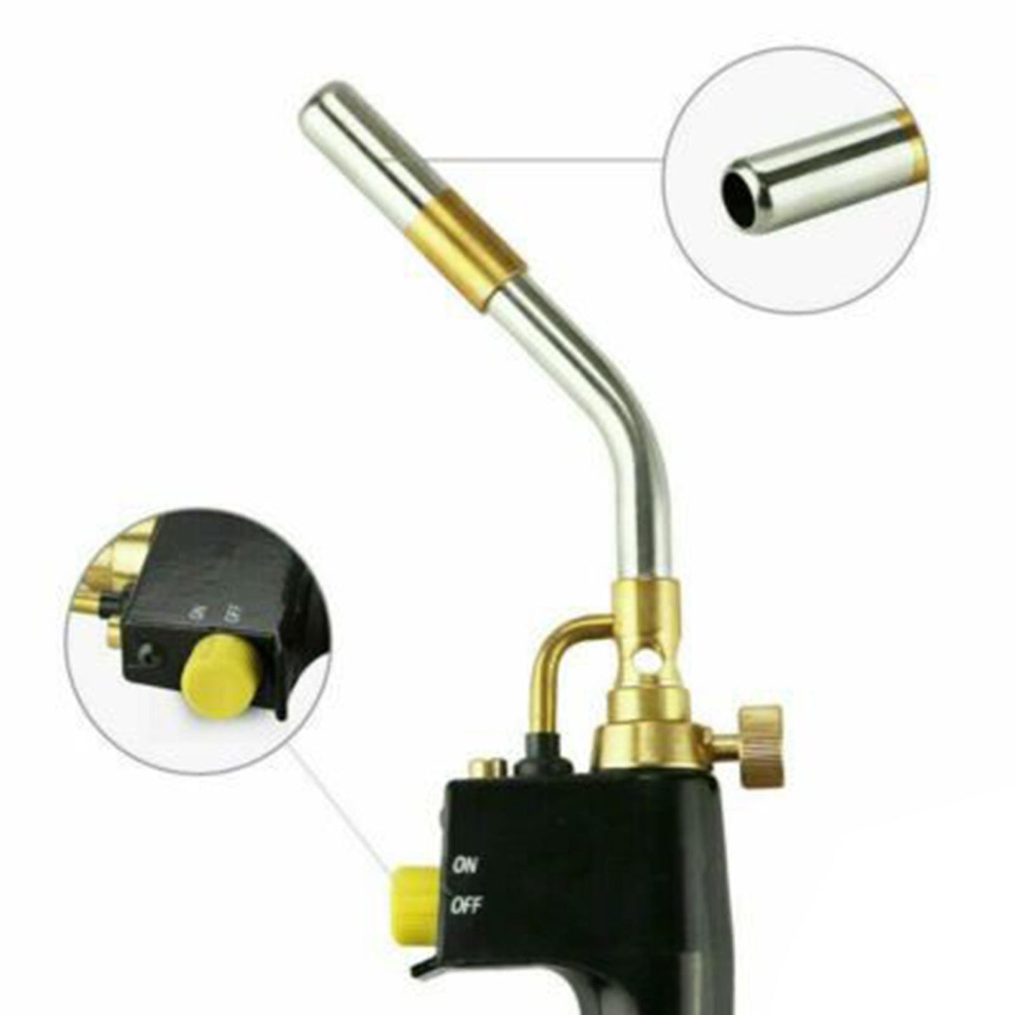 Pro MAPP Propane Gas Welding Torches Head Nozzle Plumbing Blow Torch Tools