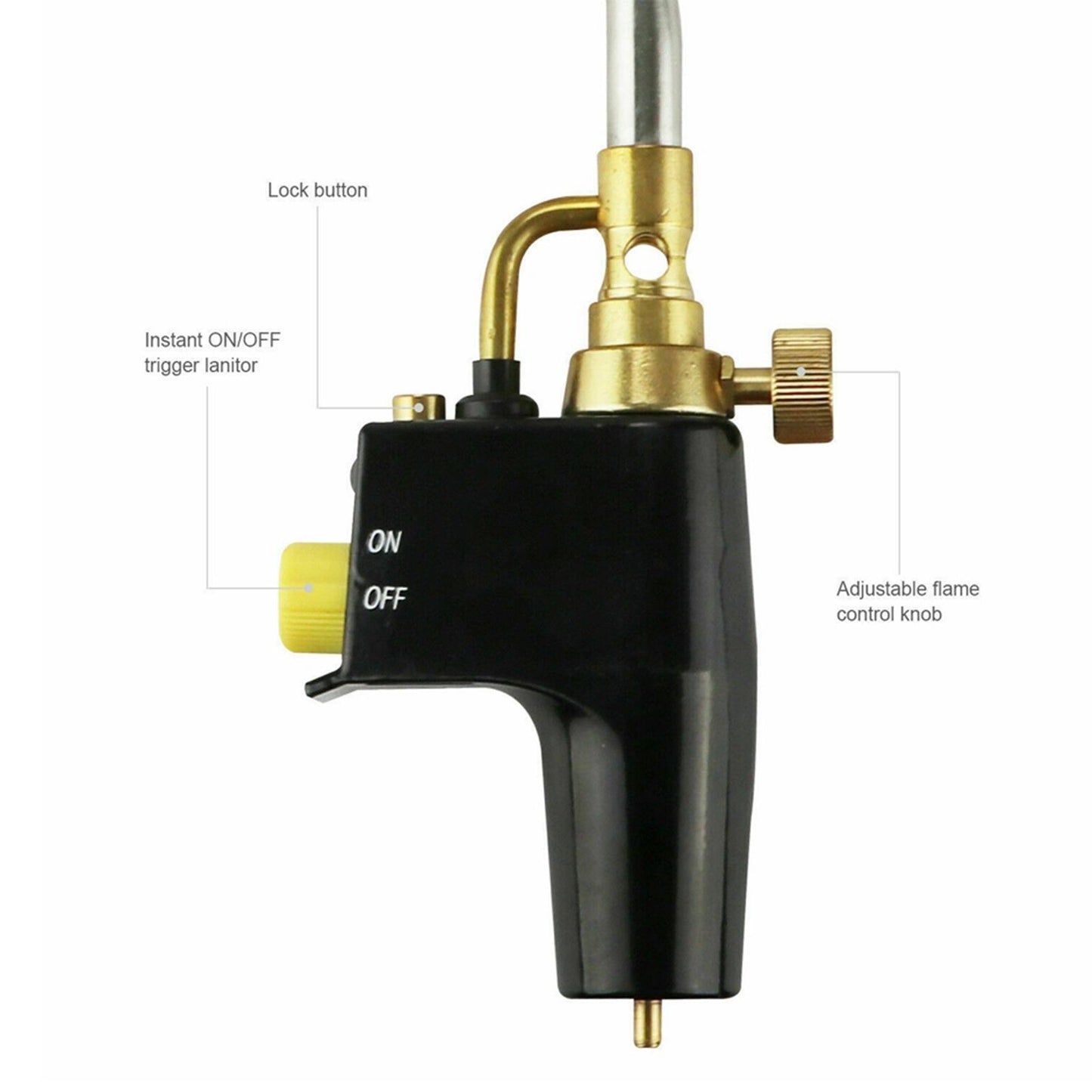 Pro MAPP Propane Gas Welding Torches Head Nozzle Plumbing Blow Torch Tools