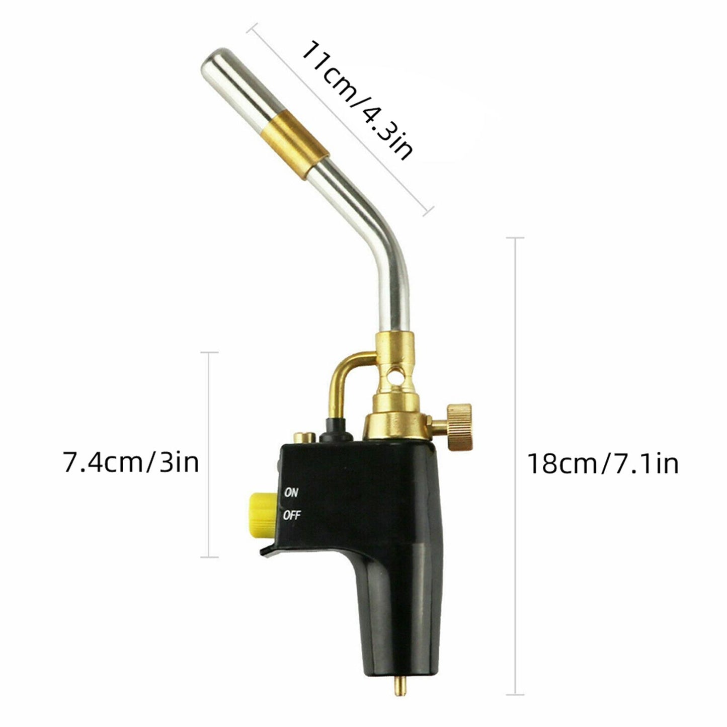 Pro MAPP Propane Gas Welding Torches Head Nozzle Plumbing Blow Torch Tools
