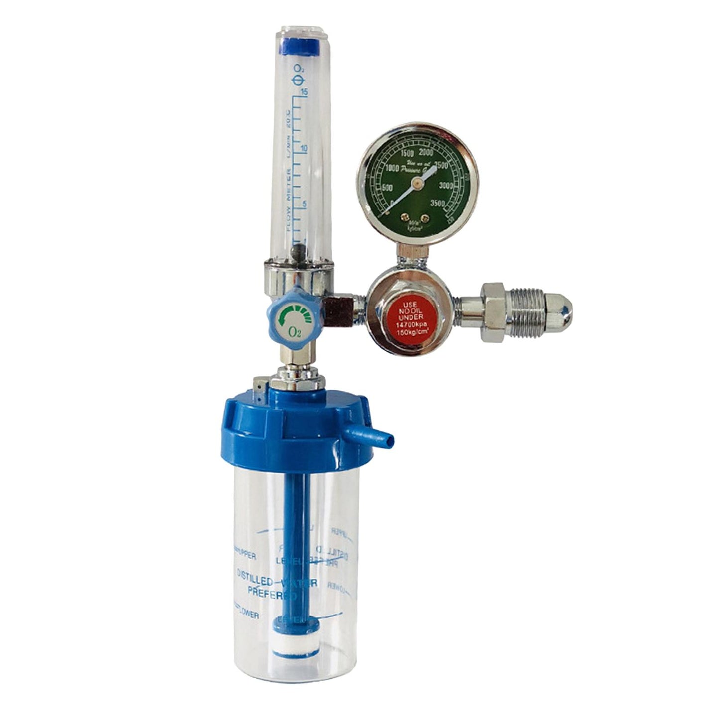 Buoy Type Oxygen Pressure Reducing Regulator Flowmeter Inhalator 0-10L/min