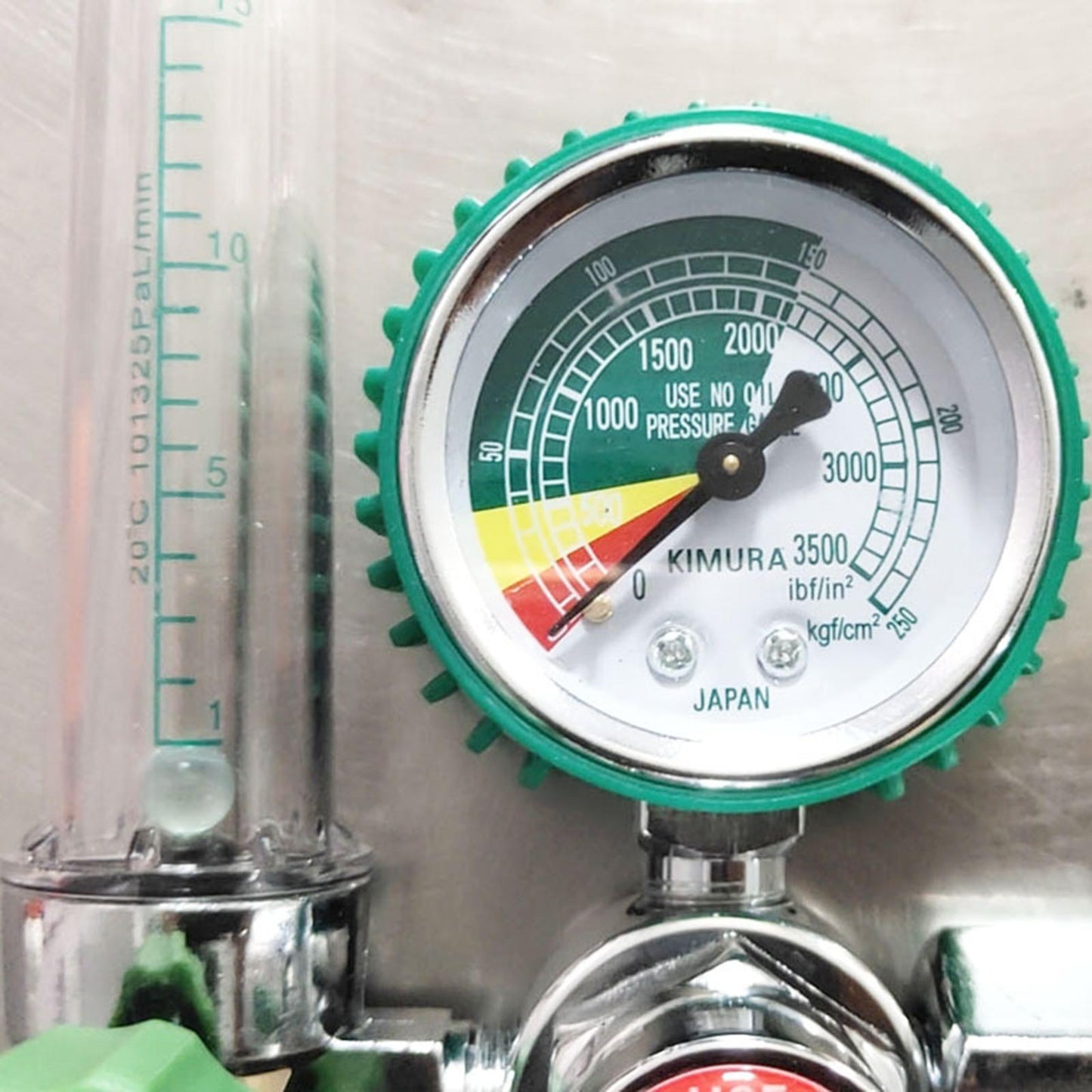 Oxygen Cylinder Regulator Pressure Flowmeter Gauge Valve Meter Healthcare