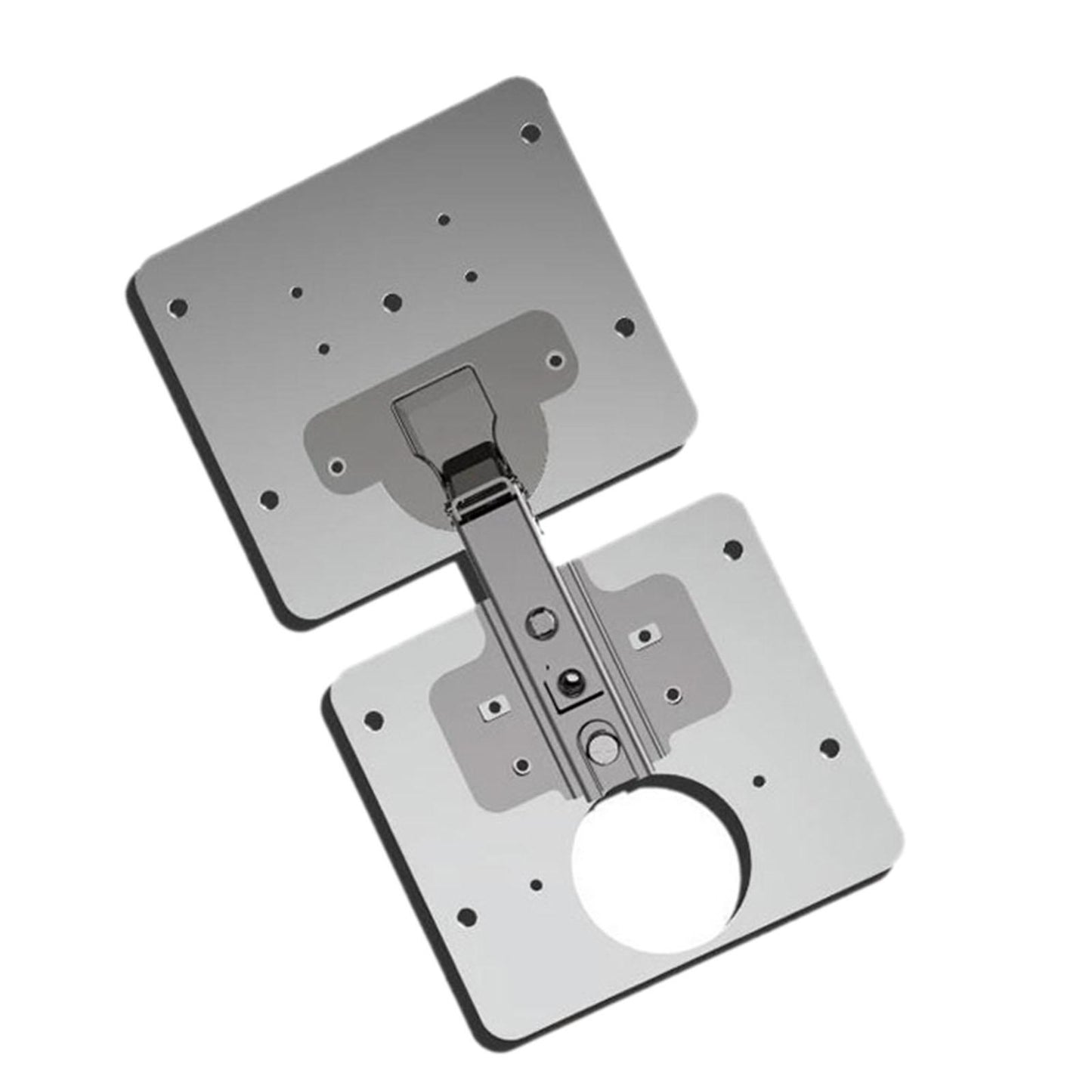 Cabinet Hinge Repair Plate Fixing Kit for Wood Furniture Window Option 2