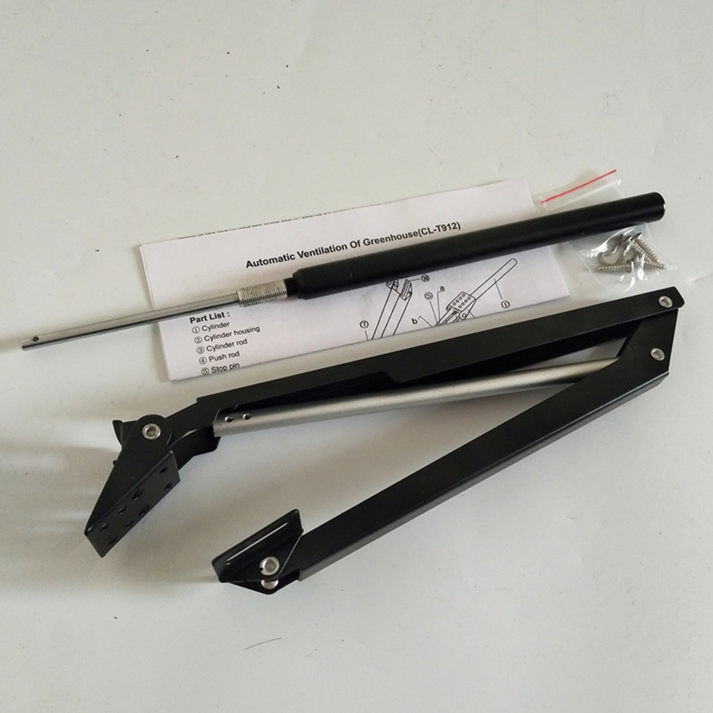 Iron Automatic Window Opener Gardening Tools for Grow Greenhouse Agriculture