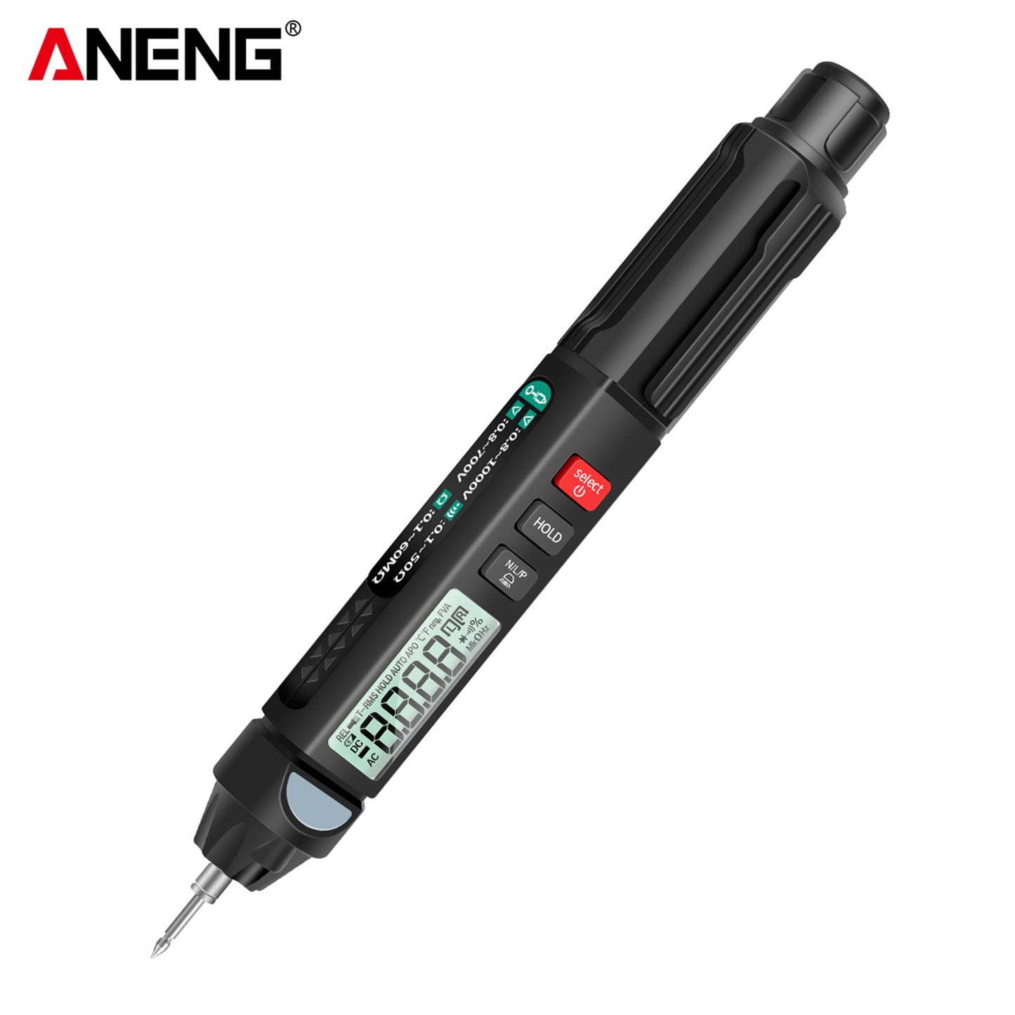 Multimeter Tester 6000 Counts AC/DC Voltage Meter Pen A3007 LCD Display