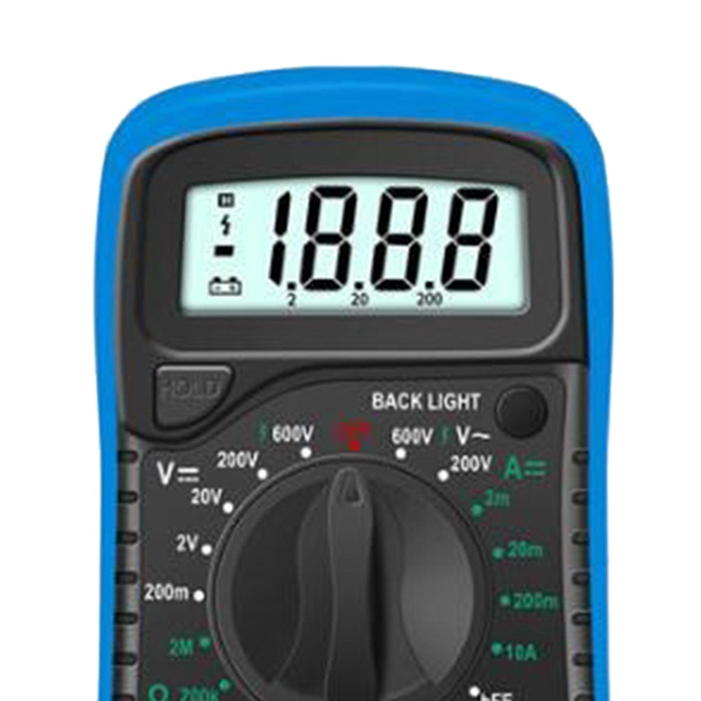 Digital Multimeter Electric Testers Ohmmeter Capacitance Meter Blue