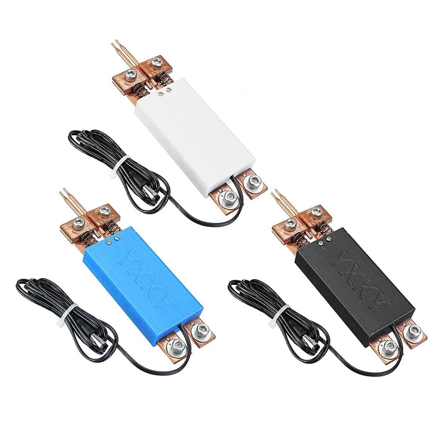 Integrated Type Spot Welding Pen Welder Portable DIY for 18650 Battery white