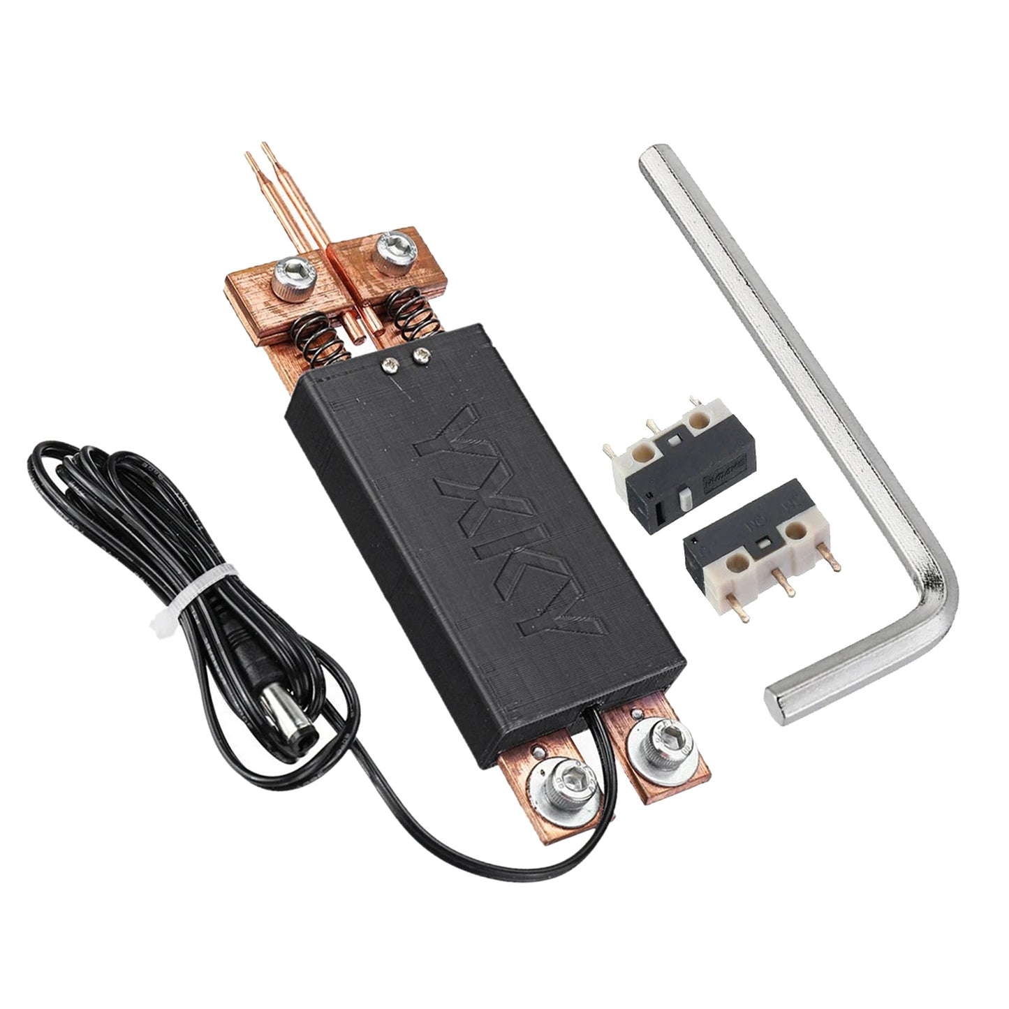 Integrated Type Spot Welding Pen Welder Portable DIY for 18650 Battery black