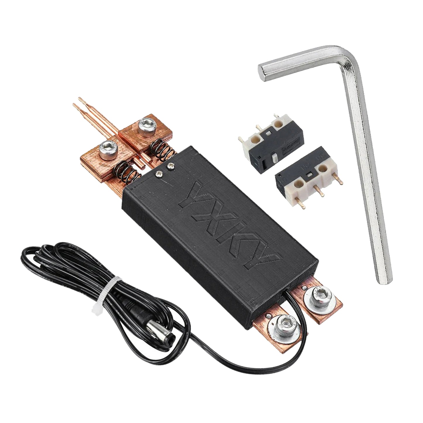 Integrated Type Spot Welding Pen Welder Portable DIY for 18650 Battery black