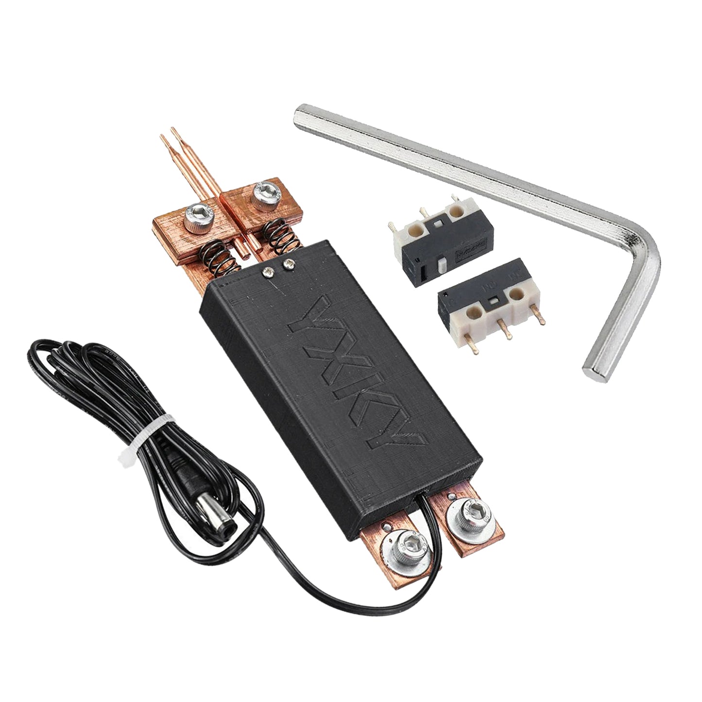 Integrated Type Spot Welding Pen Welder Portable DIY for 18650 Battery black