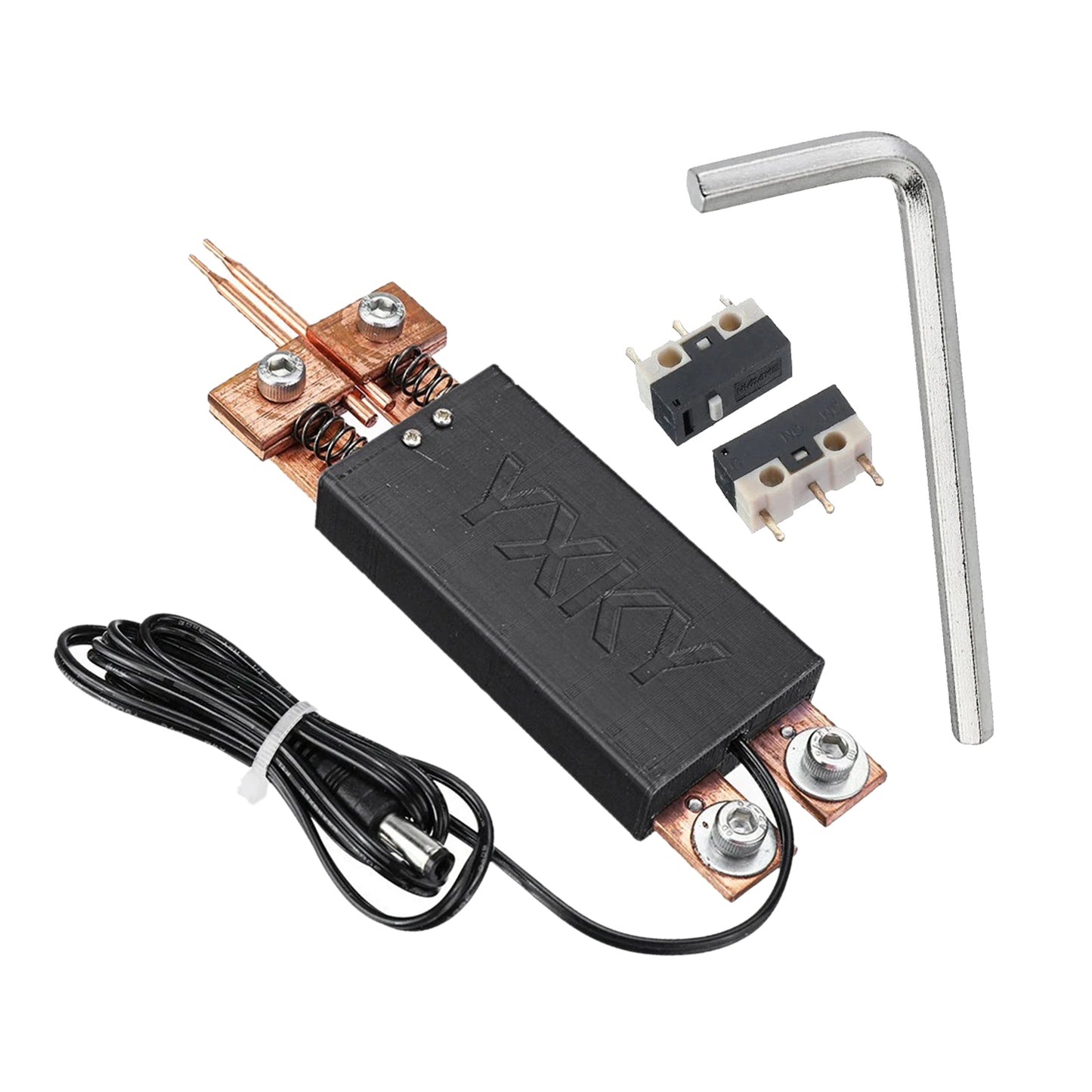 Integrated Type Spot Welding Pen Welder Portable DIY for 18650 Battery black