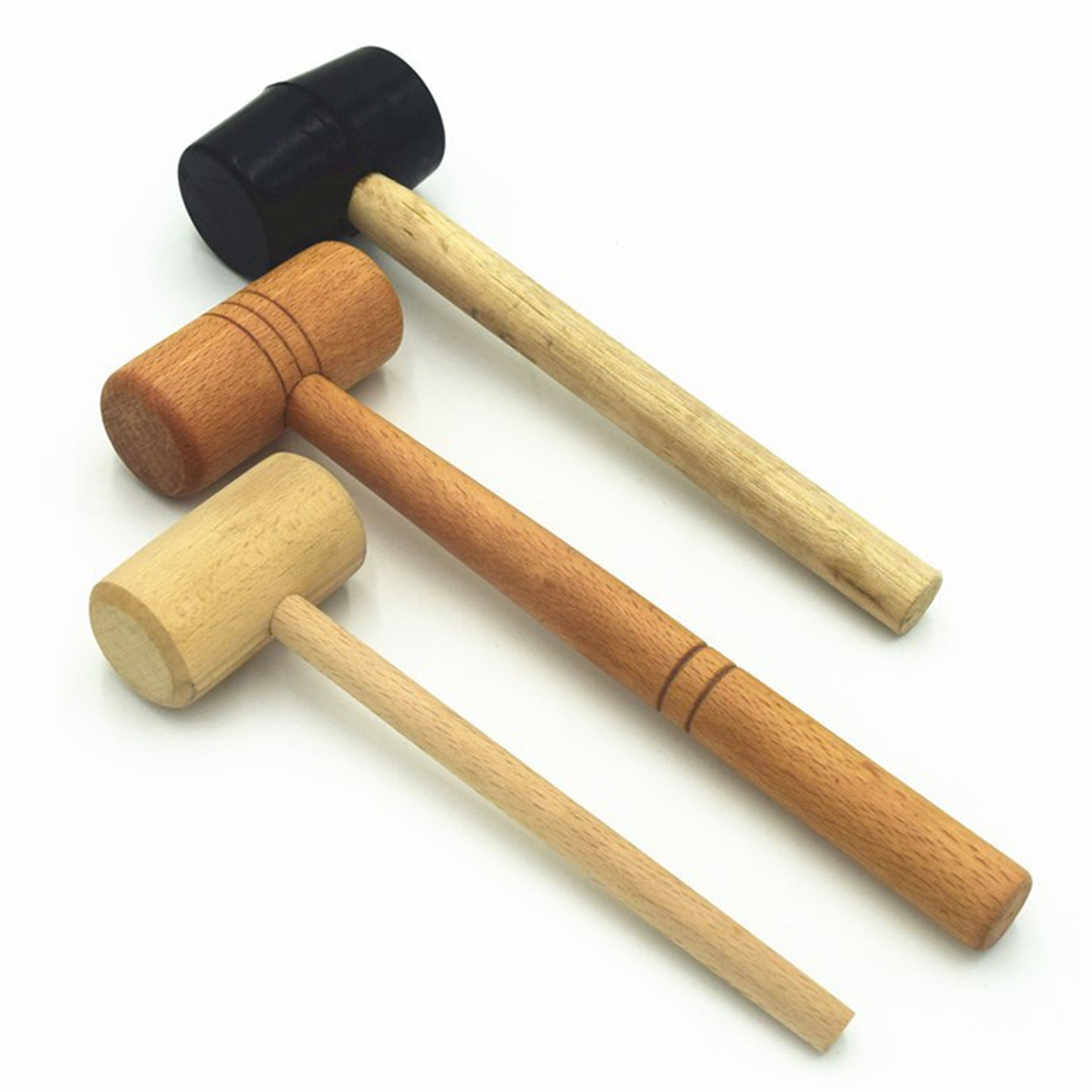 Unfinished Multifunctional Beech Wood Mallet Carving Wooden S