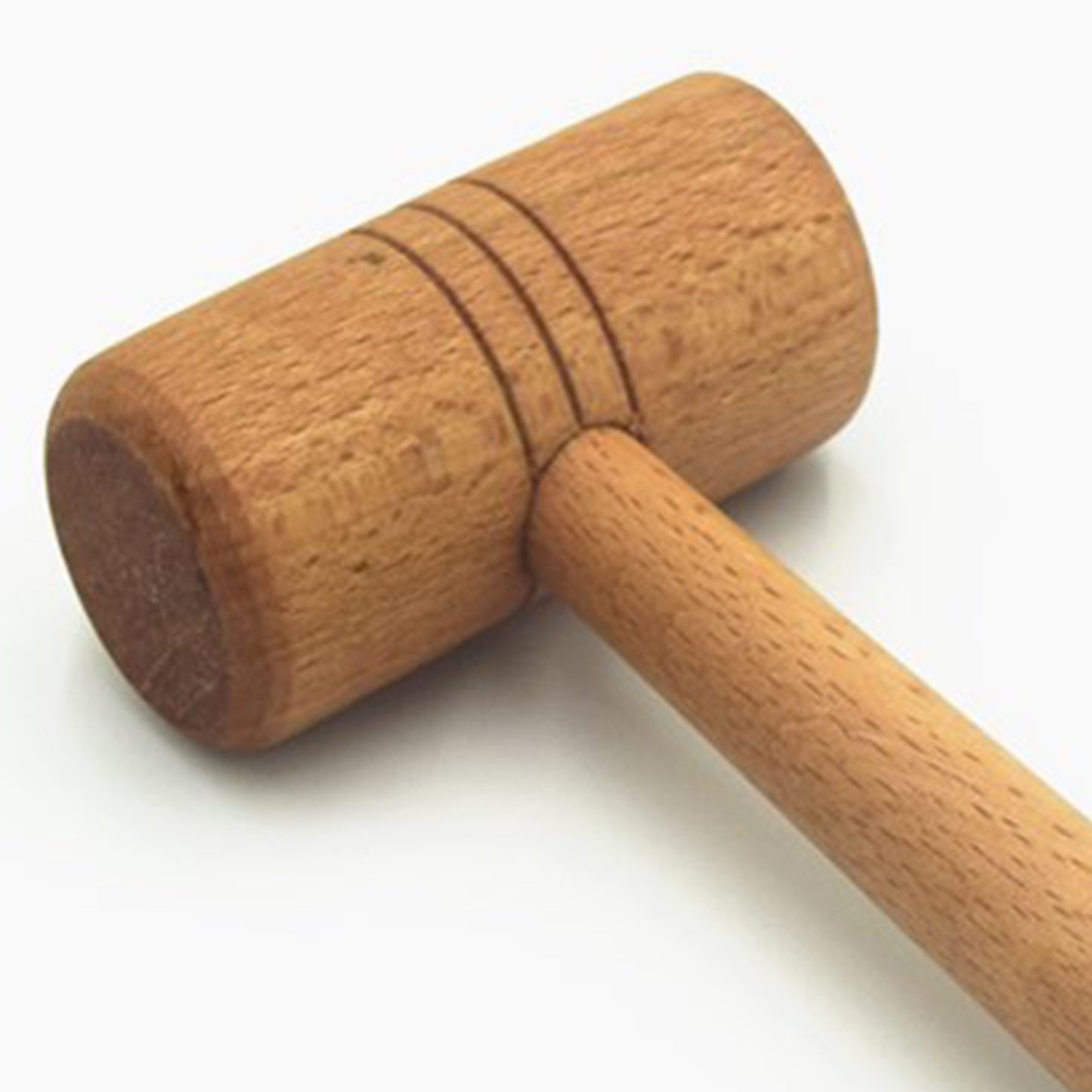 Unfinished Multifunctional Beech Wood Mallet Carving Wooden L