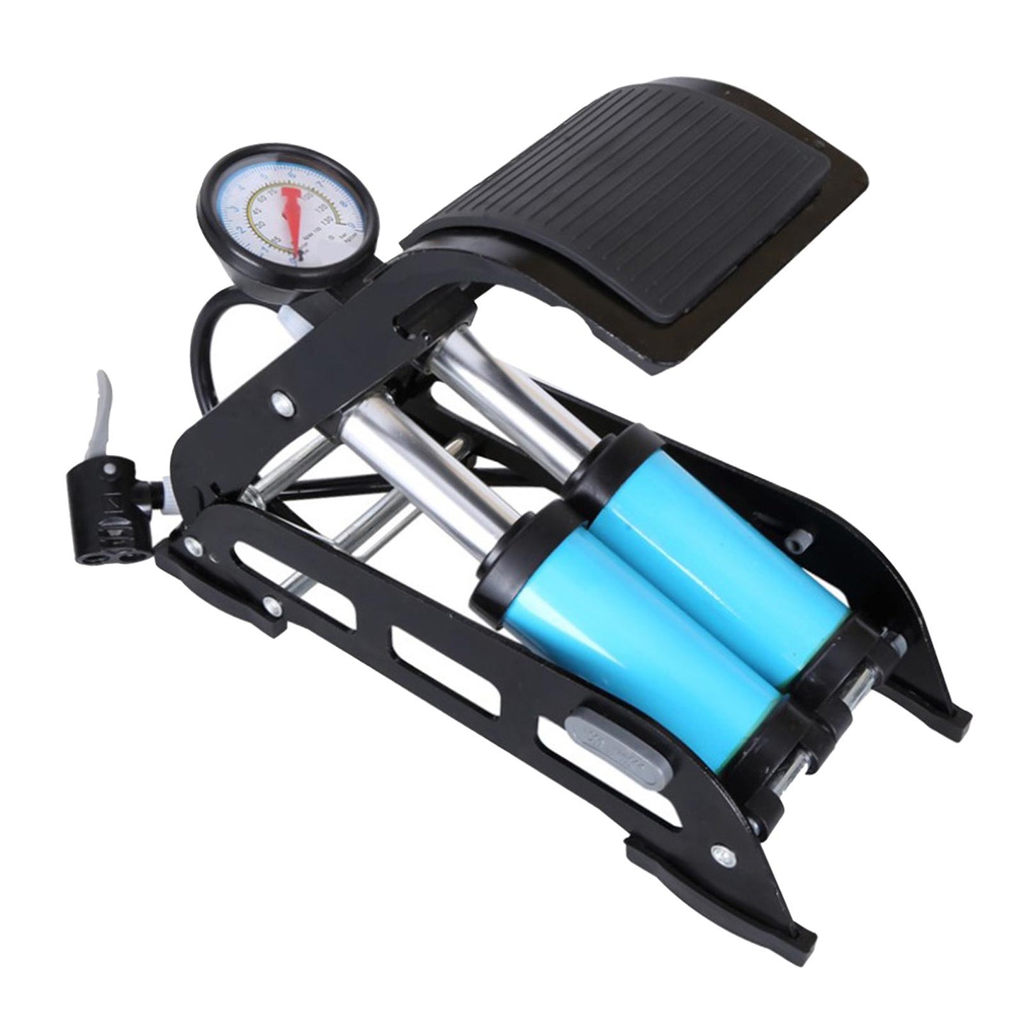 Dual-Cylinder Foot Pump 160PSI for Bicycles Motorcycles Cars Balls Standard