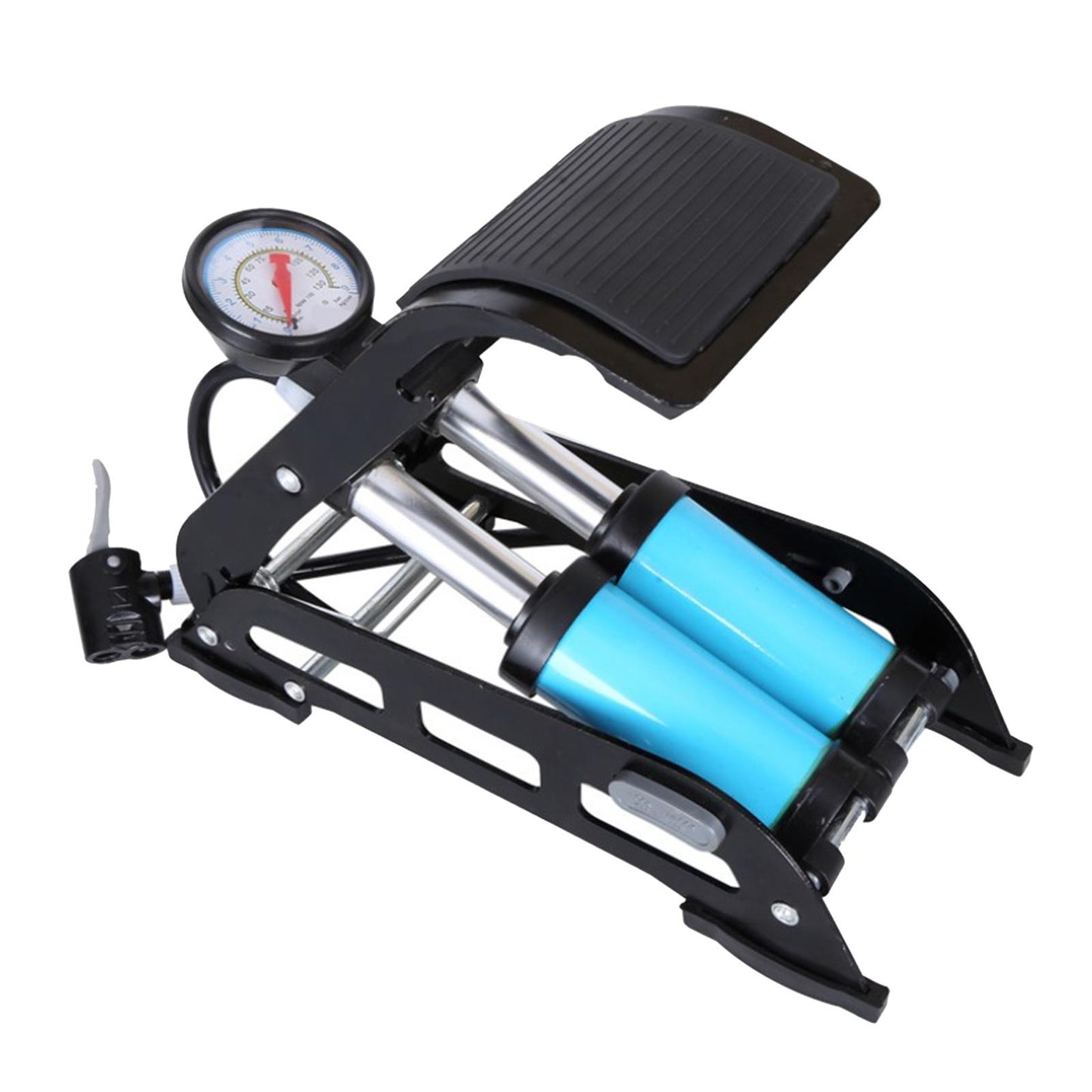 Dual-Cylinder Foot Pump 160PSI for Bicycles Motorcycles Cars Balls Standard