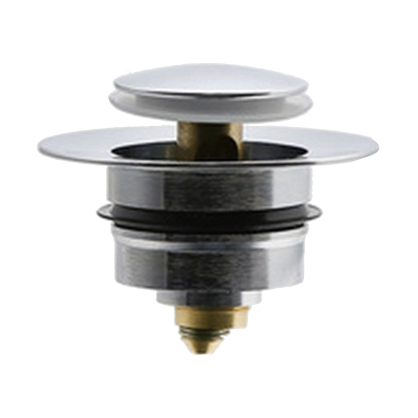 Universal Wash Basin Bounce Drain Filter Vanity Sink Bathtub Plug Bathroom 37 to 40mm Silver 2