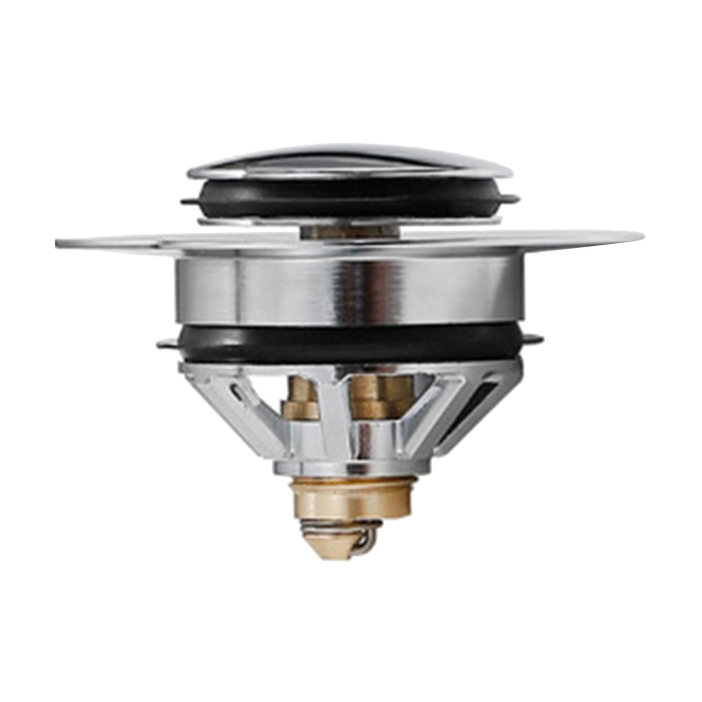 Universal Wash Basin Bounce Drain Filter Vanity Sink Bathtub Plug Bathroom 42 to 45mm Silver 3