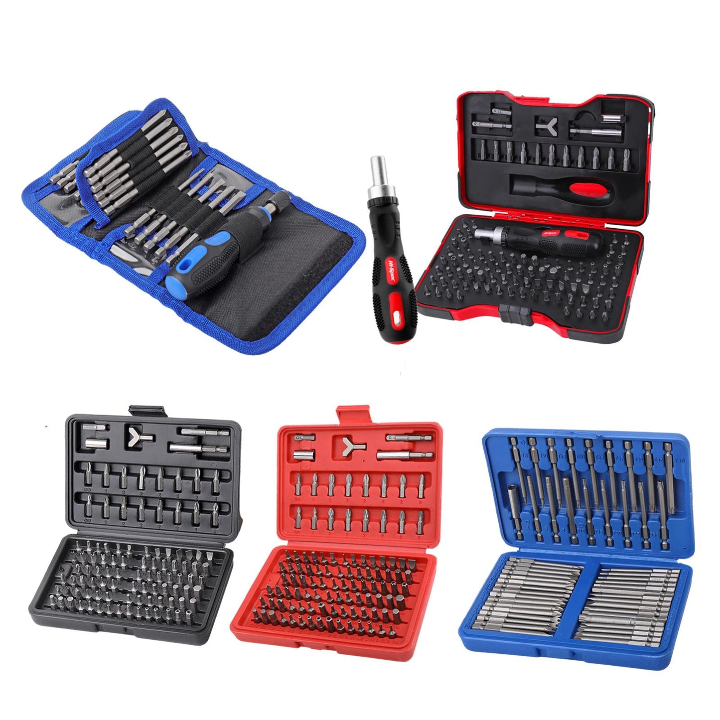 Magnetic Screwdriver Bit Kit Security Bit 1/4 Pro Ended Tools Box Bit Holder 100pcs
