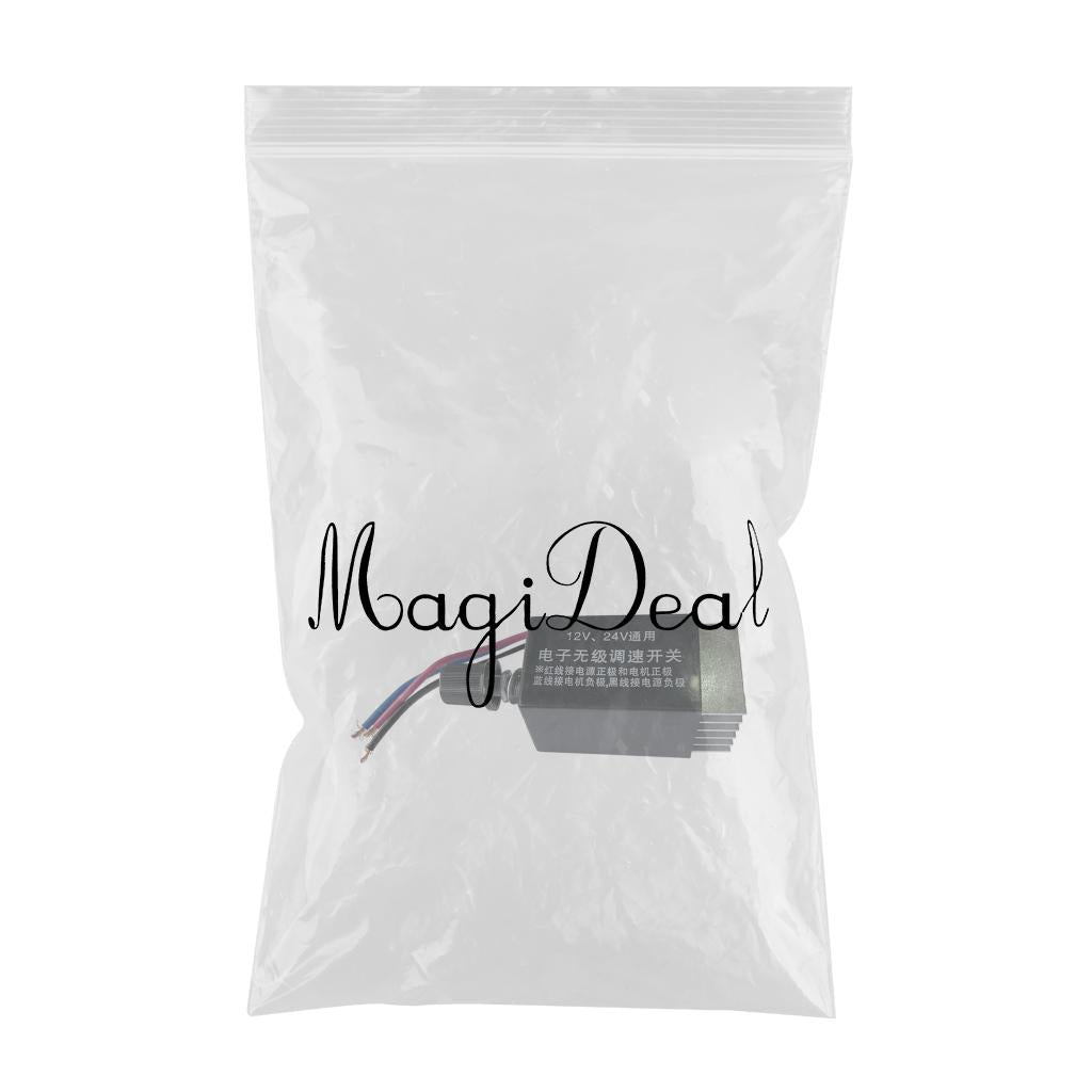DC 12V / 24V 10A Motor Stepless Speed Controller Switch