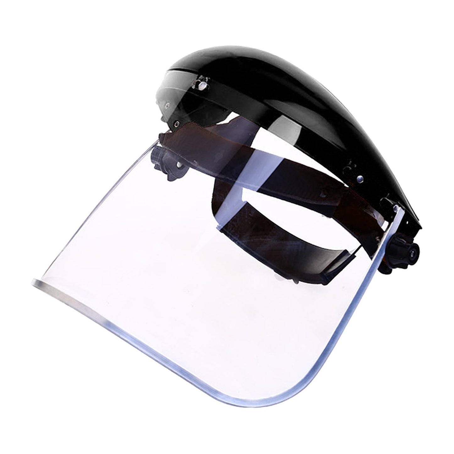 Anti Fog Face Shield Clear Work Guard Welding Headgear for Men and Women black