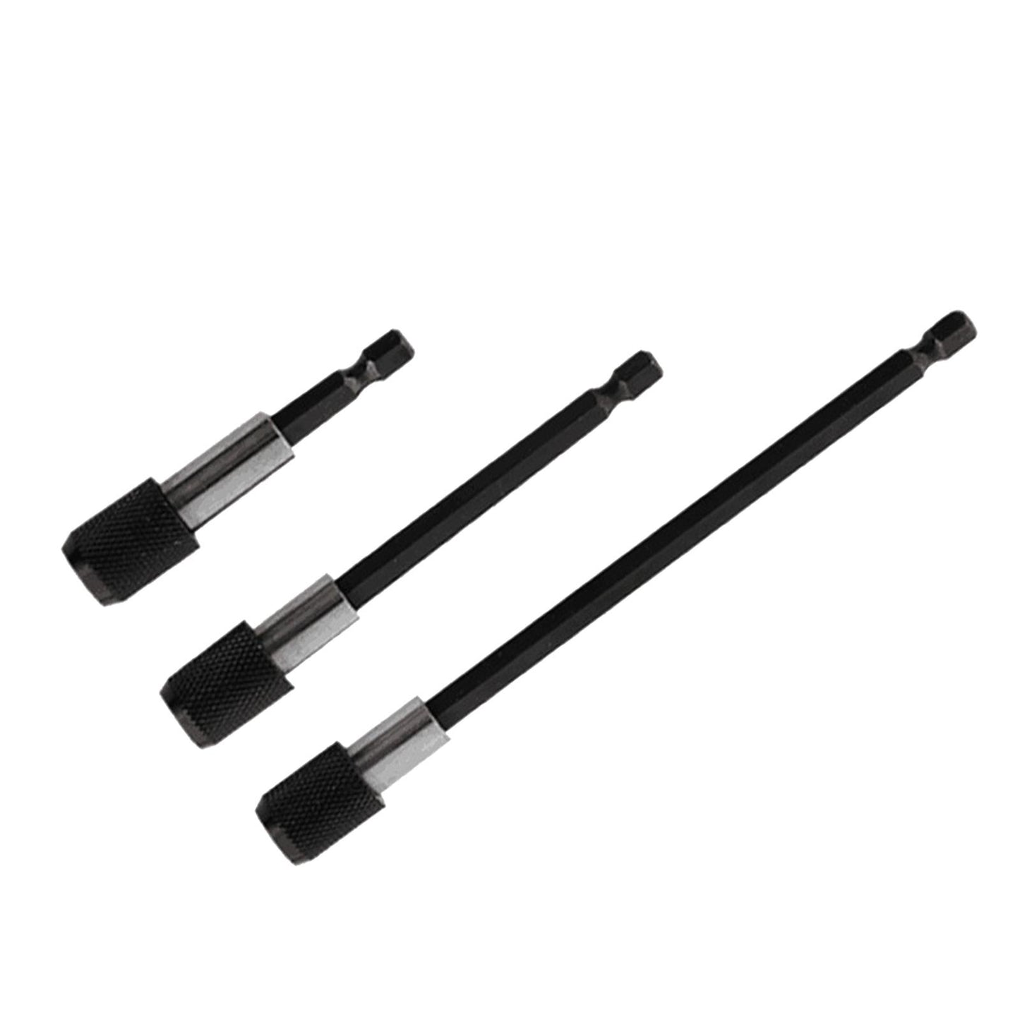 3pcs/set Magnetic Screwdriver Bit Holder 2.5 4" 6" Quick Change Drill Bit"