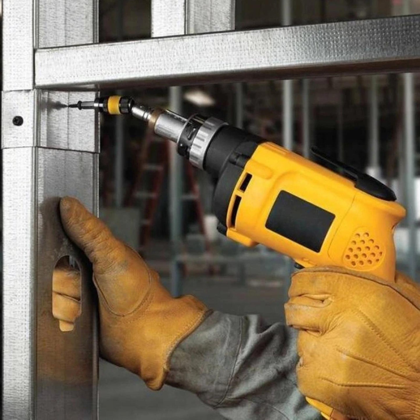 Magnetic Screw Drill Tip Pivoting Quick Release Drill Bit Holder Extension