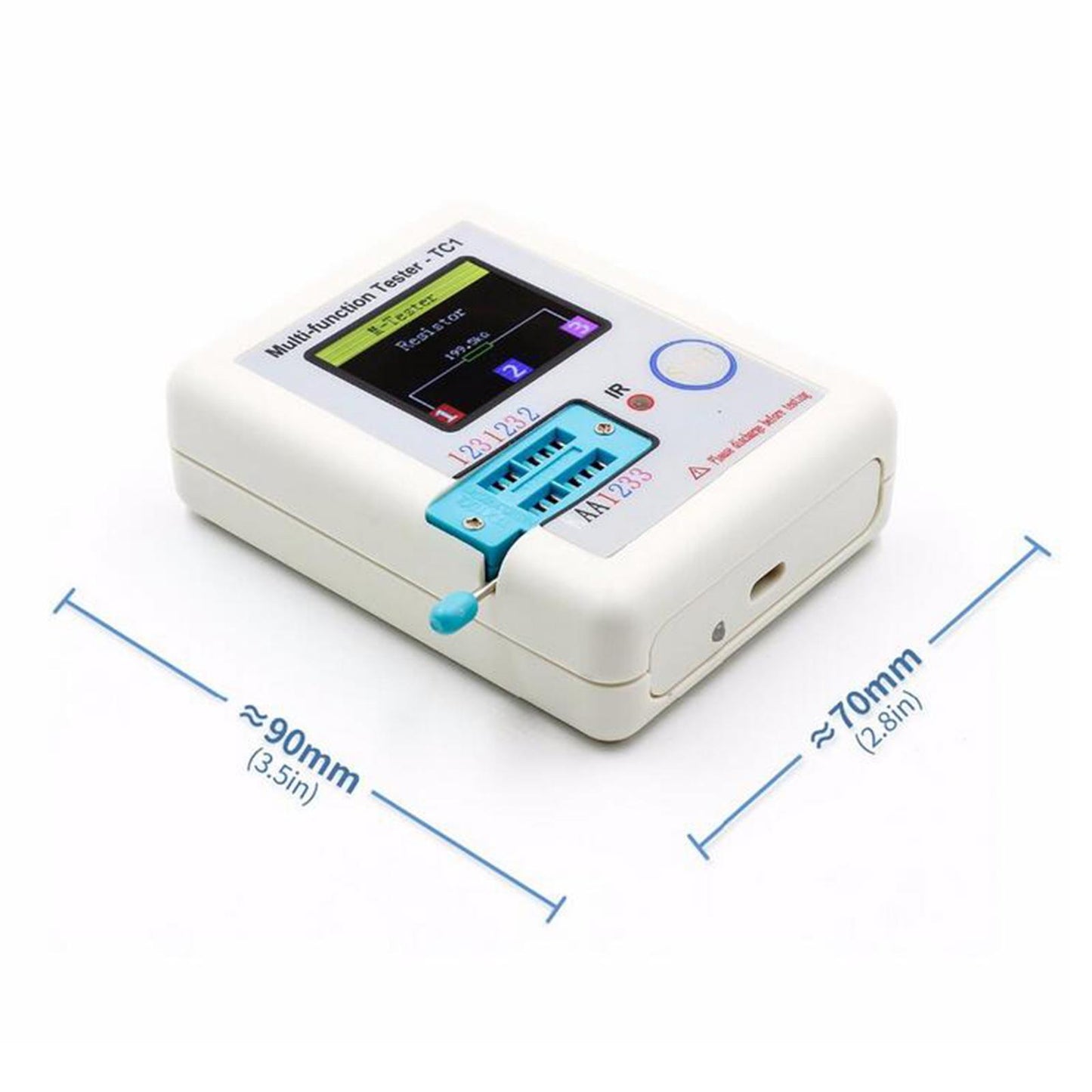 LCR-TC1 1.8 Transistor Tester Multifunctional TFT Transistor Tester"
