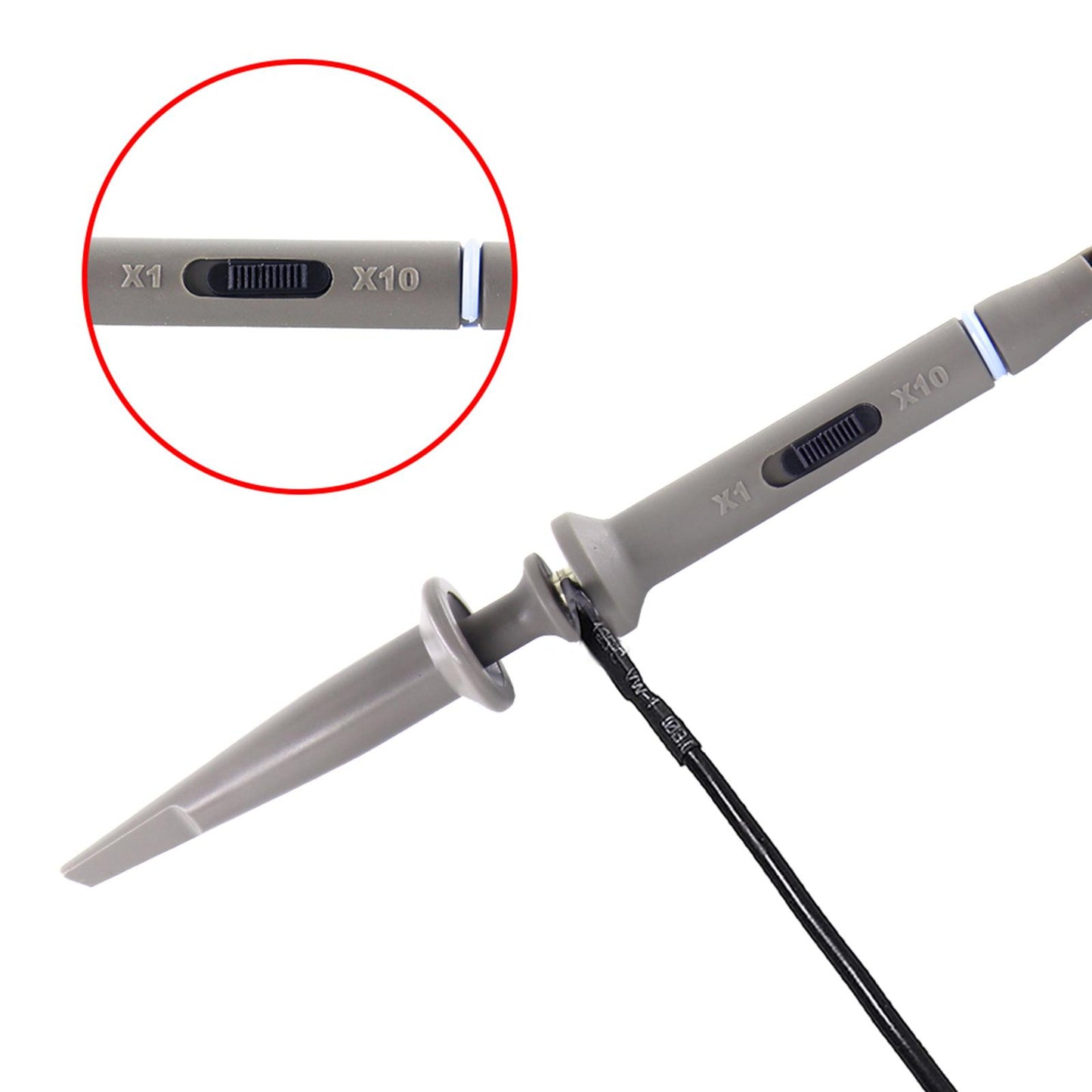 P6100 BNC Oscilloscope Probe Kit 100MHz Handheld Oscilloscope Probe 2pcs