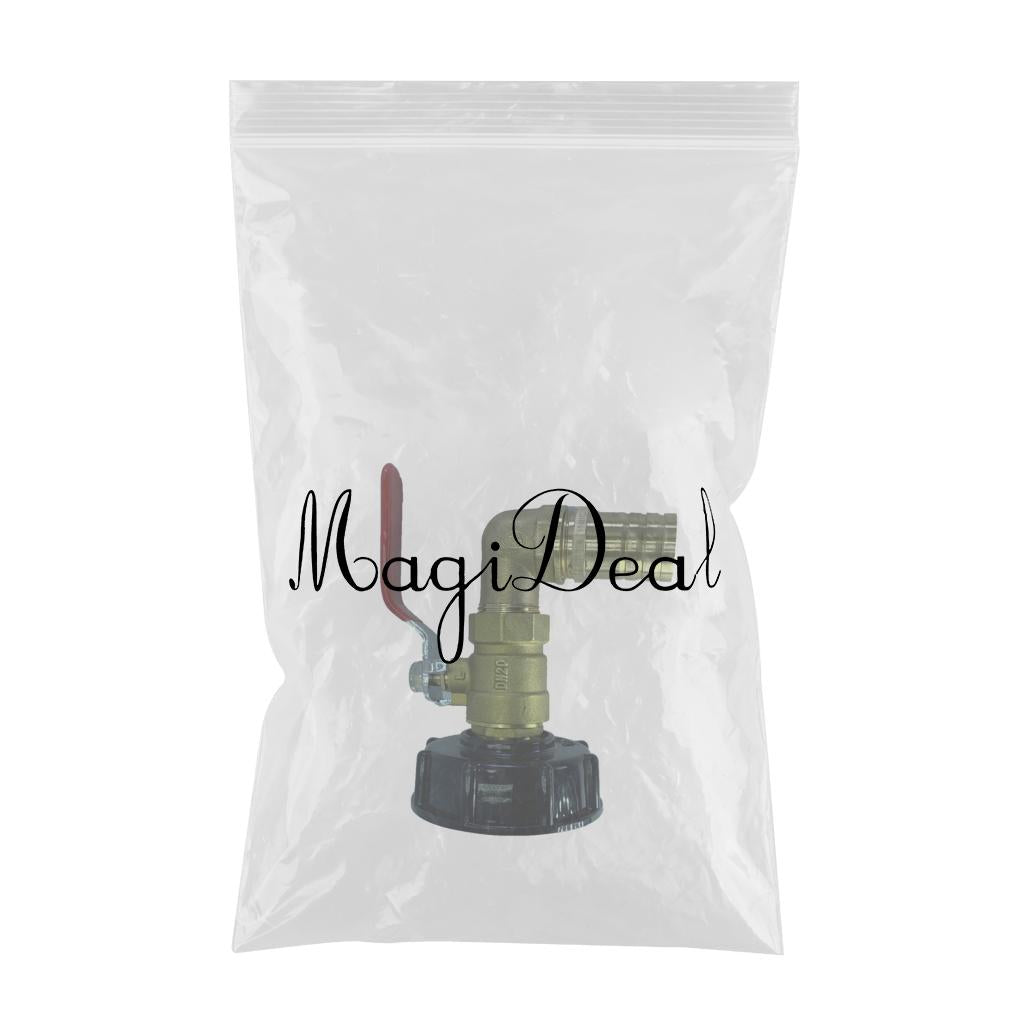 Durable IBC Tote Adapter Garden Tap Ball Valve Joint Faucet Accessories 25mm 90 Degree