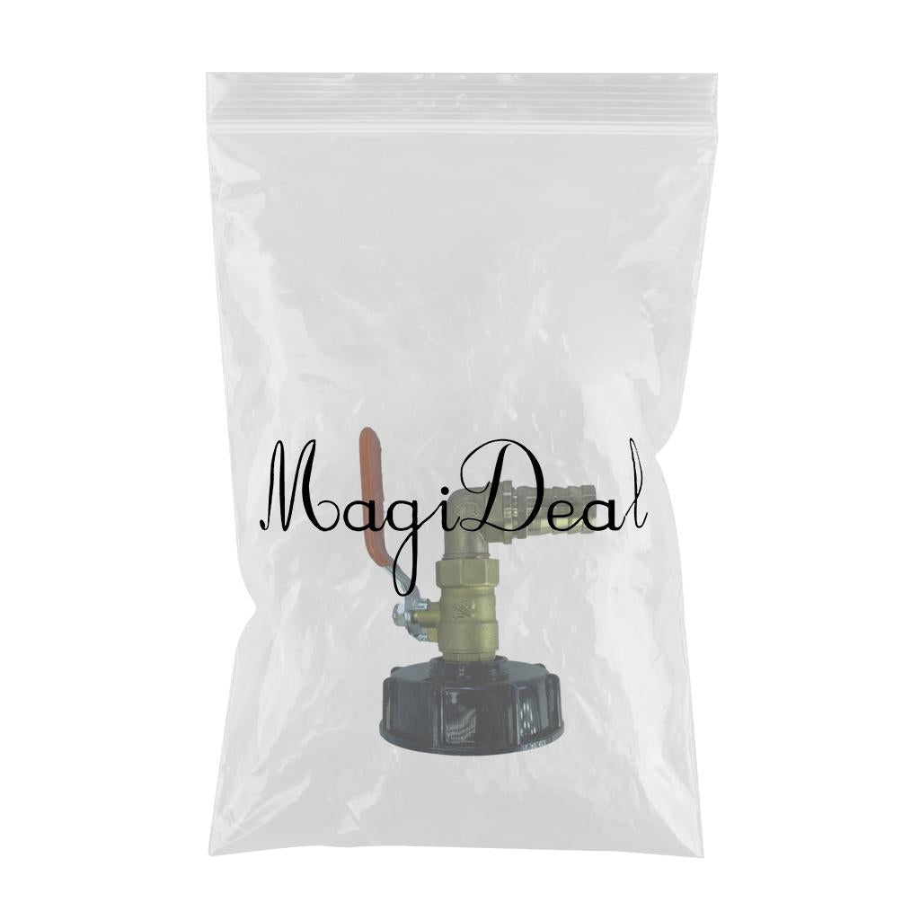Durable IBC Tote Adapter Garden Tap Ball Valve Joint Faucet Accessories 20mm 90 Degree