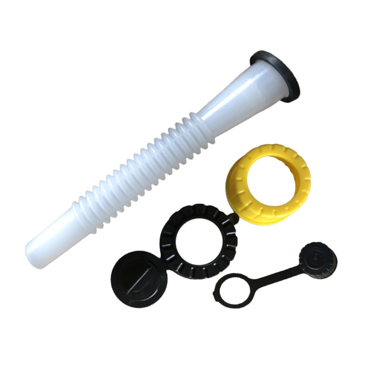 Flexible Gas Can Spout w/ Vent Plug for Water Jugs Universal Style Cans