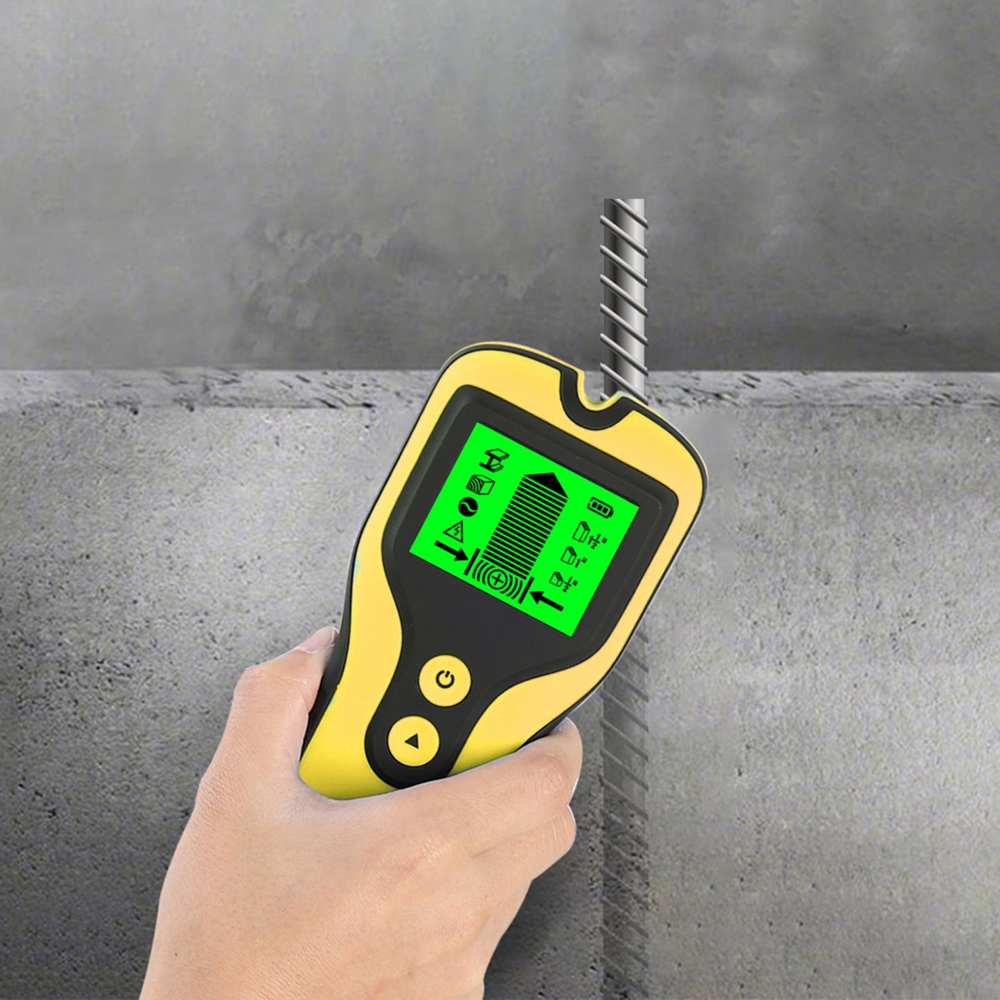 Multi-Function Stud Wall Scanner Wood AC Wire Metal Studs Detection Yellow