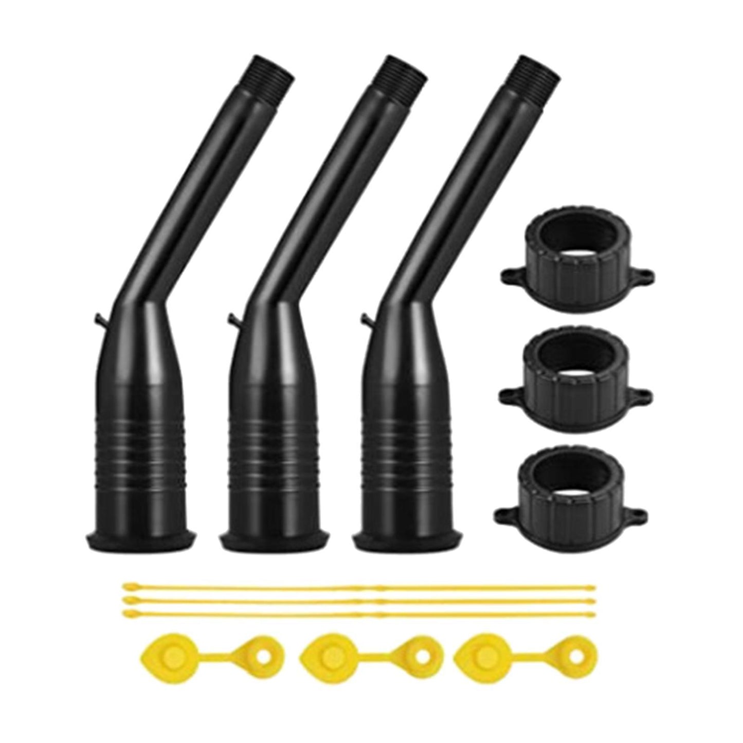 Replacement Universal Gas Can Spout Nozzle Kit w/ Easy Pour Fuel Container