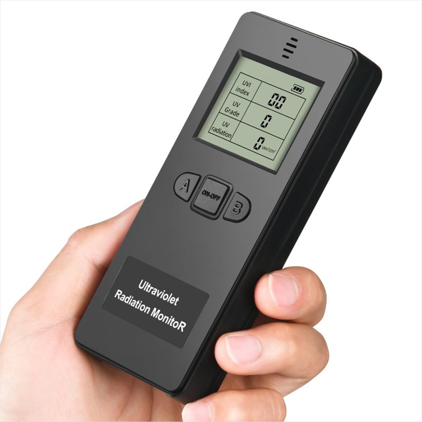 Portable Digital Ultraviolet Radiation Detector LCD Display