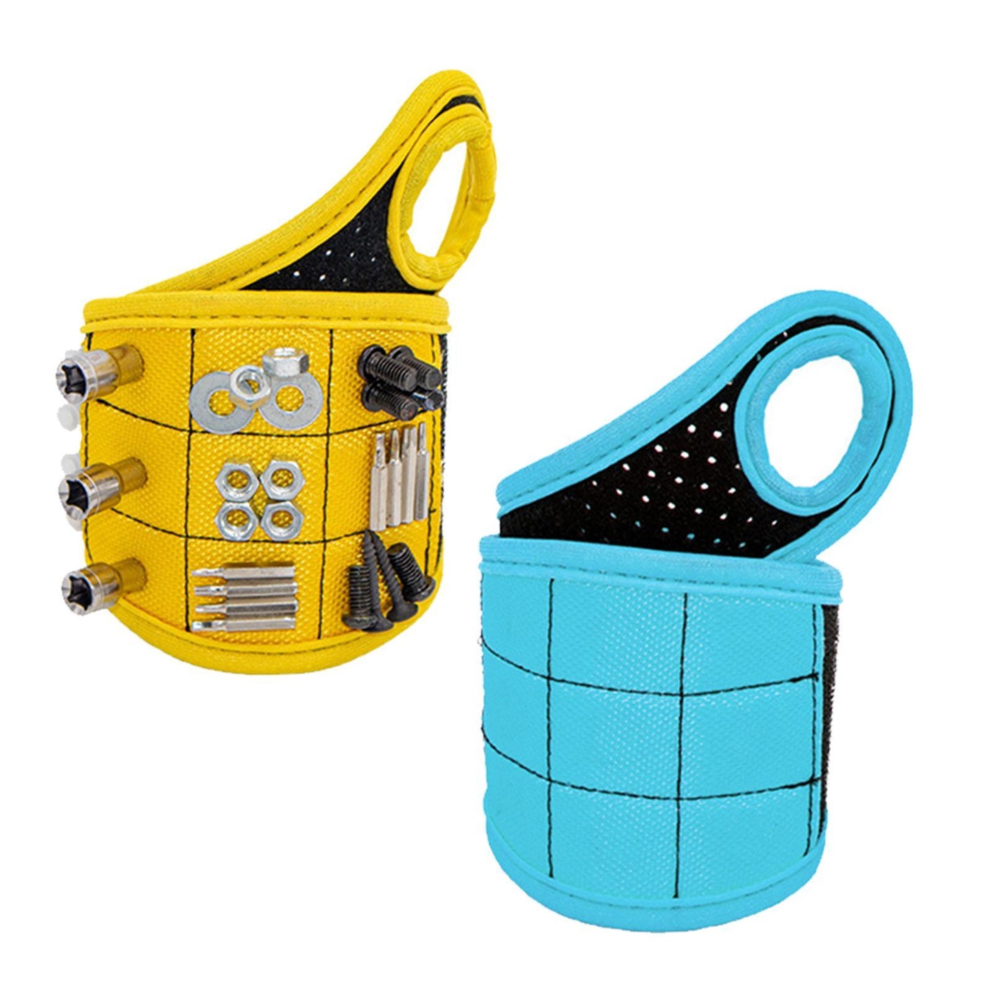 Magnetic Wristband Strong Magnets For Holding Screw Nail Bit DIY Blue