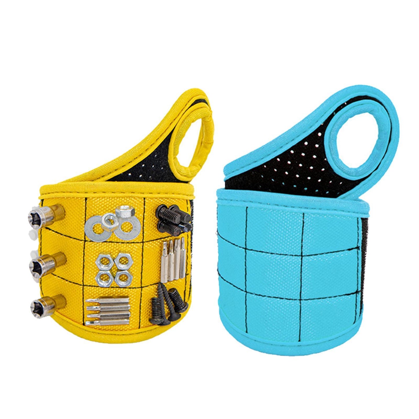 Magnetic Wristband Strong Magnets For Holding Screw Nail Bit DIY Blue