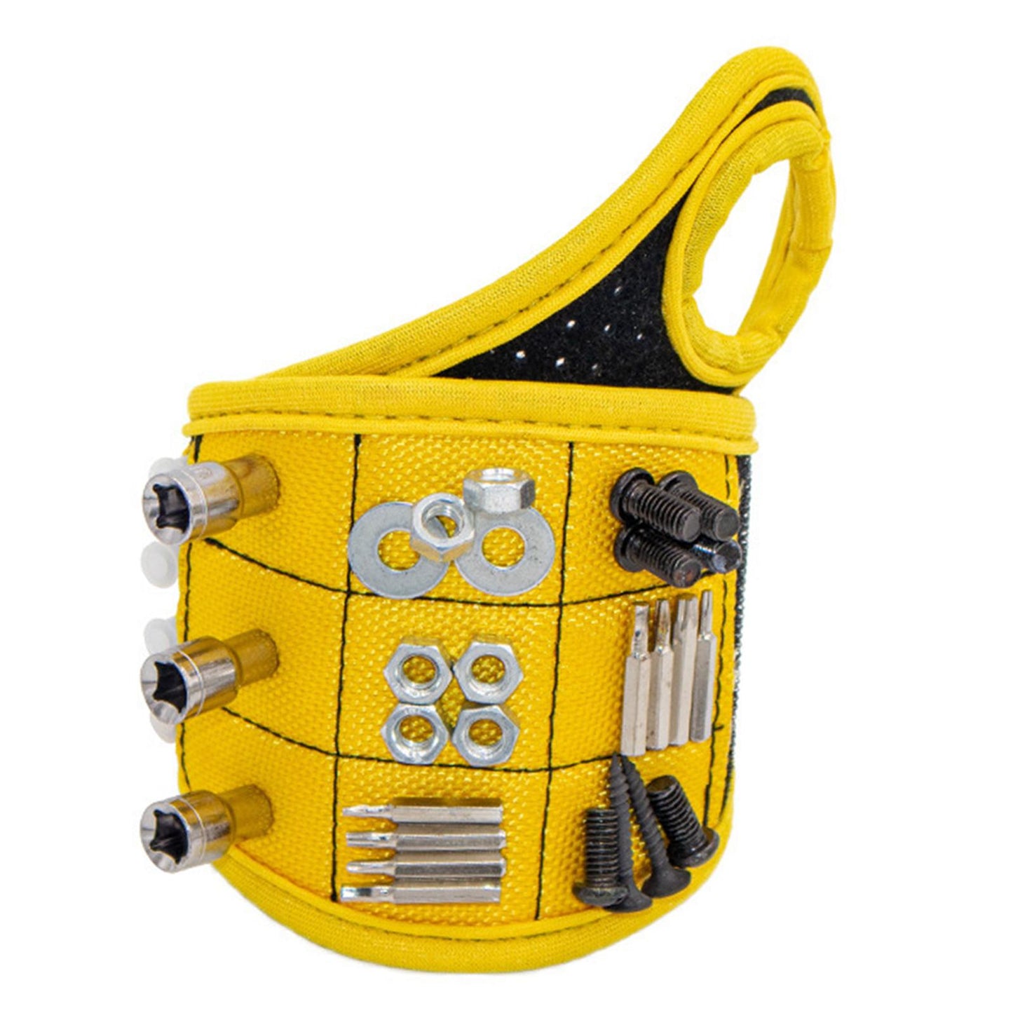 Magnetic Wristband Strong Magnets For Holding Screw Nail Bit DIY Yellow
